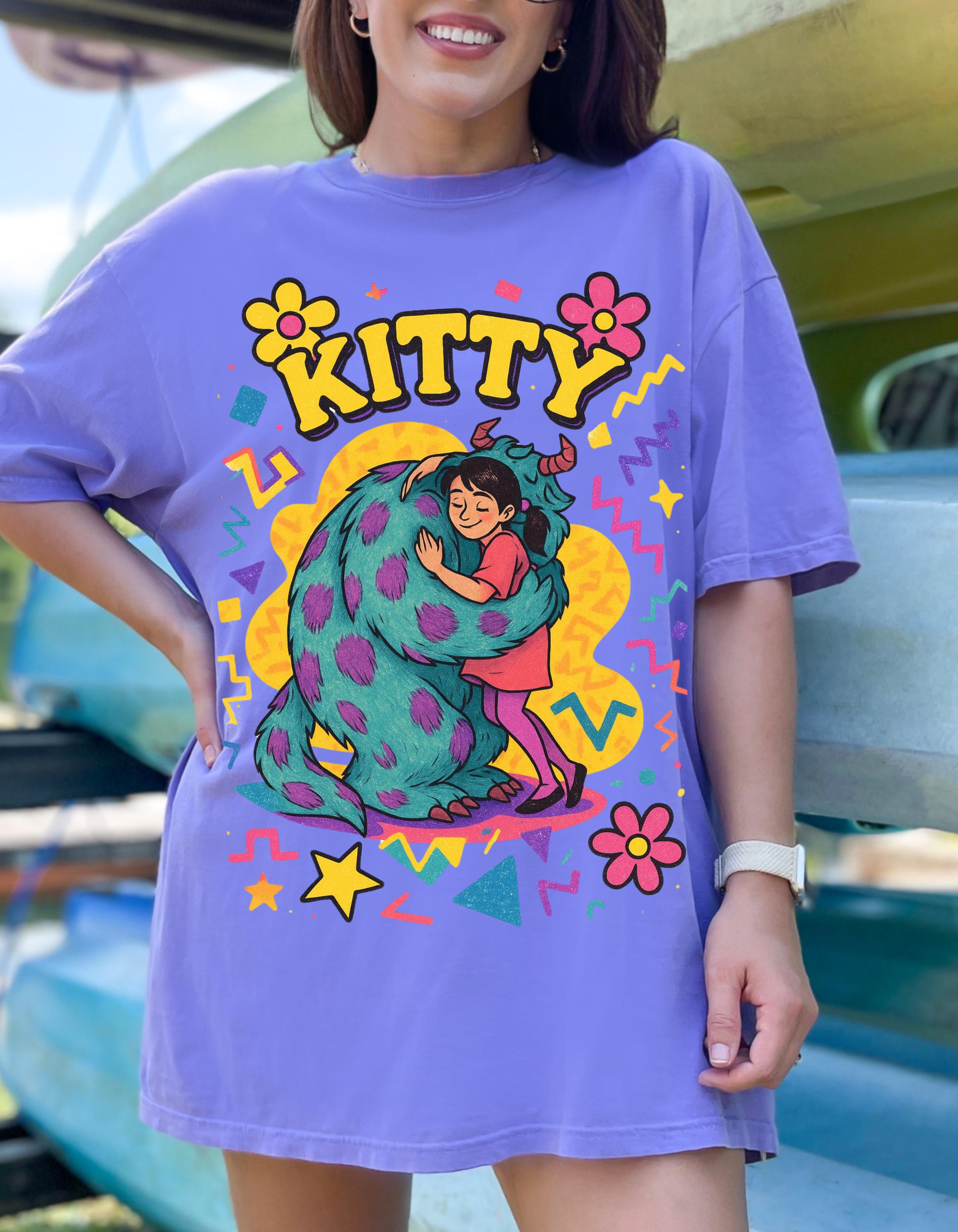 Parody Whimsical Kitty Graphic Tee: Fun Cat Lover Gift for Festivals, Birthdays & Cozy Days