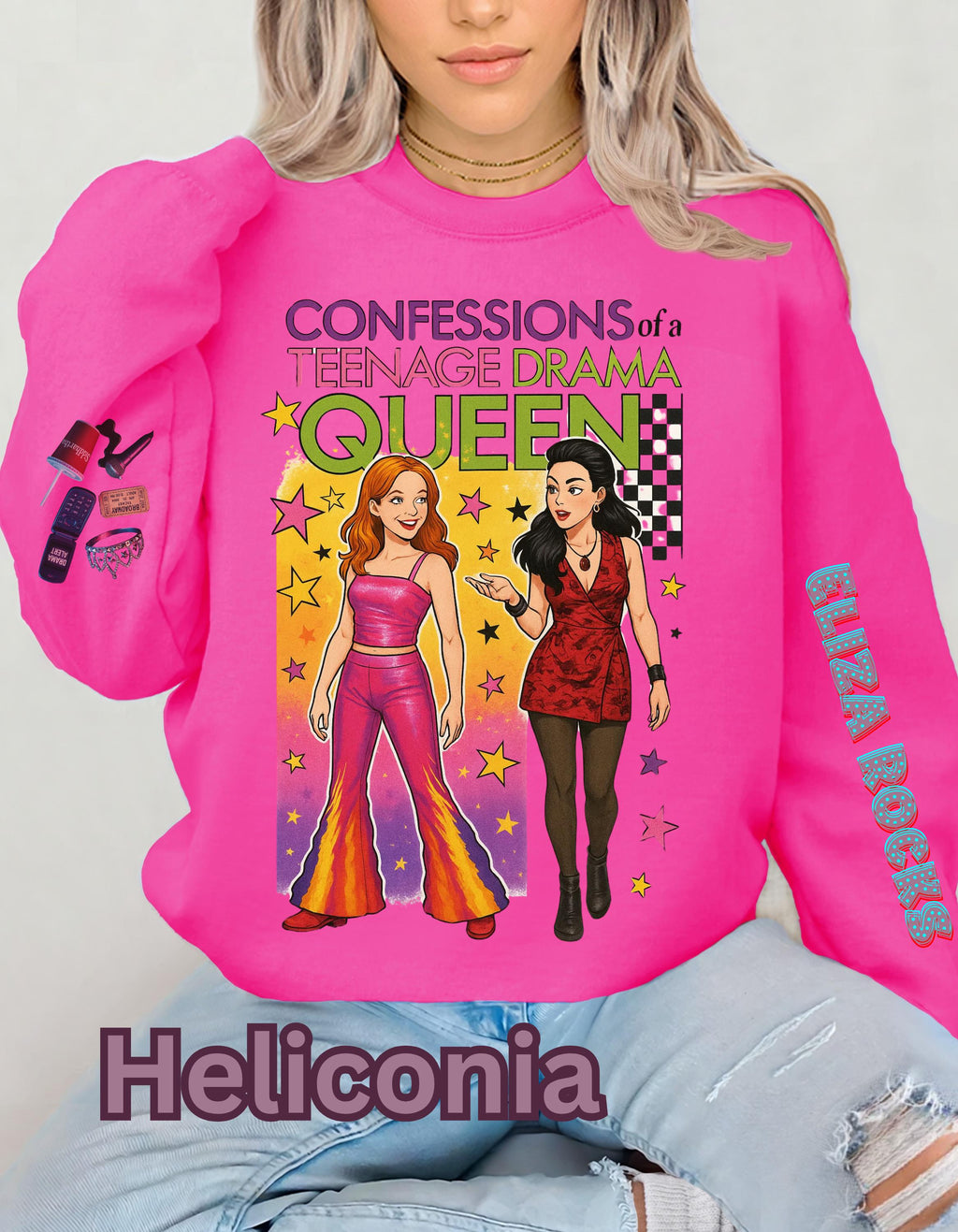 Parody Teenage Drama Queen Sweatshirt: Fun Crewneck for Teens