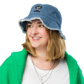 Day of the Dead Bucket Hat – Skeleton Cat Sugar Skull Hat – Día de los Muertos Festival Cap