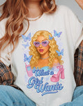 Parody Butterfly Print T-Shirt: Garment-Dyed US Cotton Tee