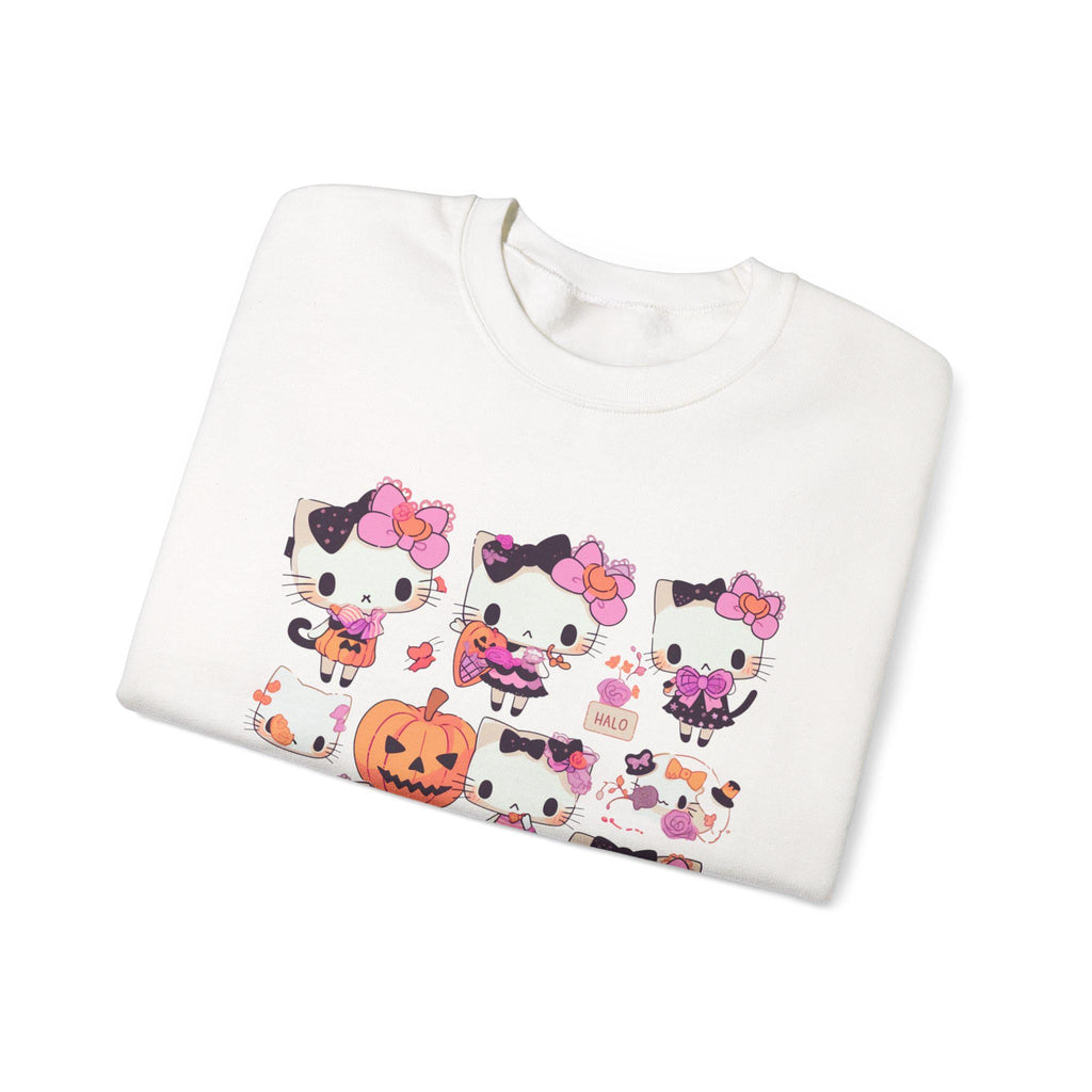 Parody Cat Halloween Sweatshirt: Unisex Spooky Season Comfort