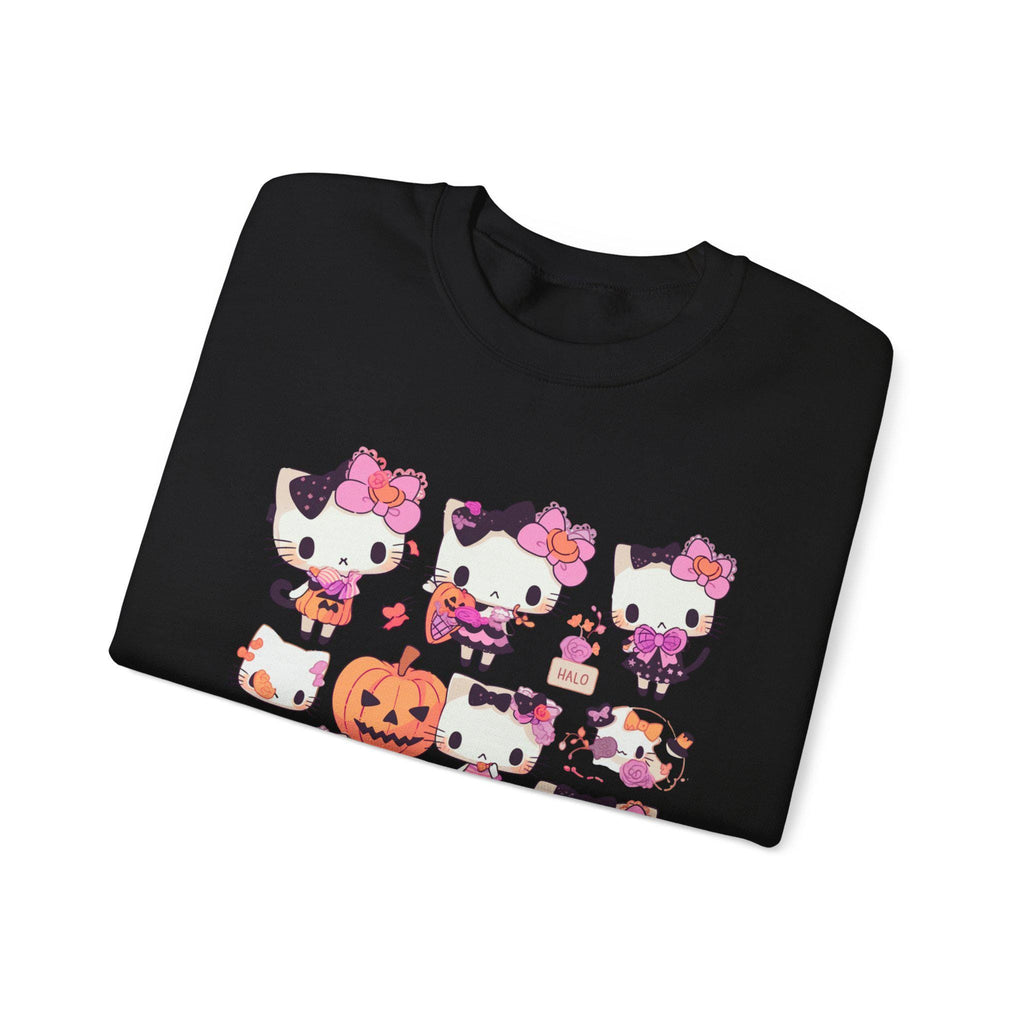 Parody Cat Halloween Sweatshirt: Unisex Spooky Season Comfort