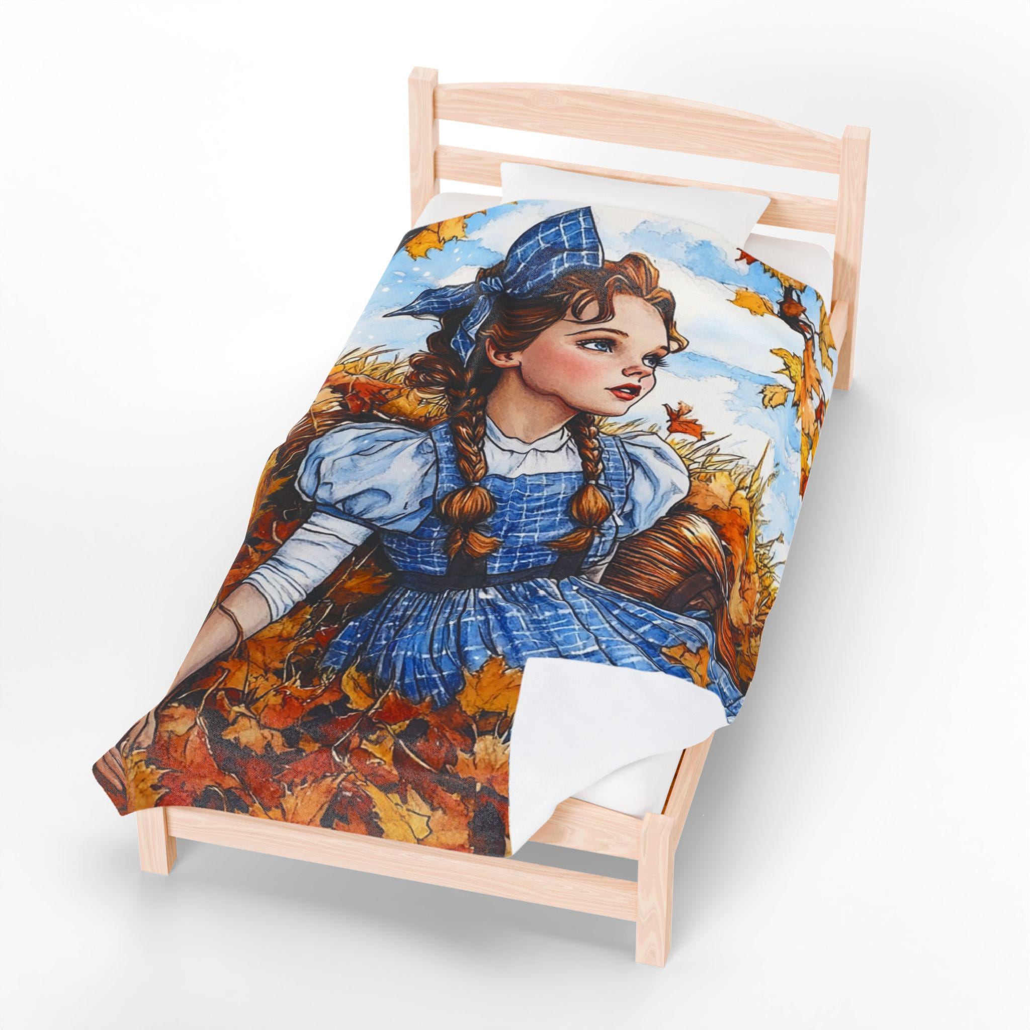 Parody Velveteen Plush Blanket: Whimsical Fall Decor, Cozy Home Comfort