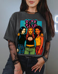 Vibrant Graphic Tee: Unisex Retro Streetwear Shirt