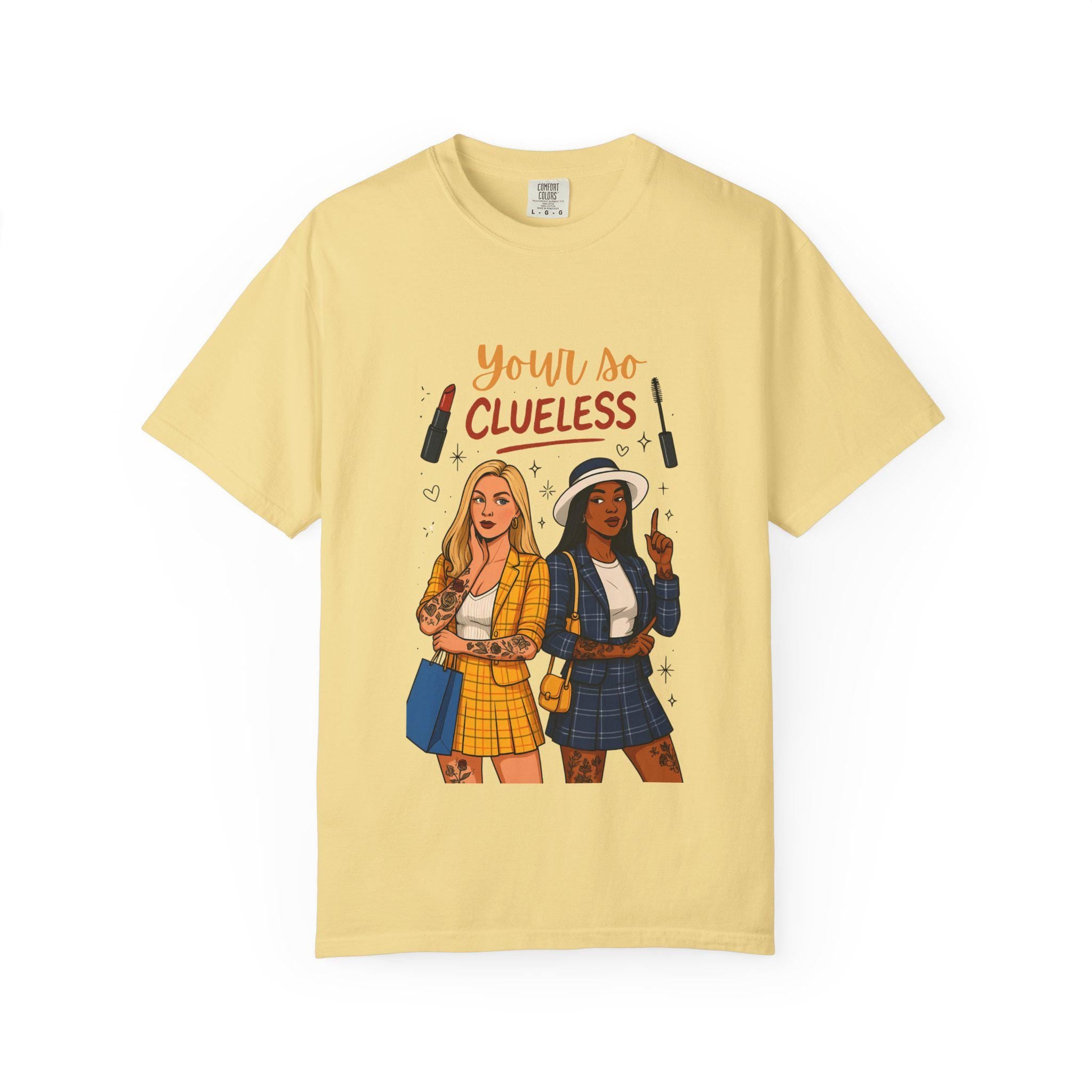 Clueless Graphic Tee | 90s Parody Fashion T-Shirt