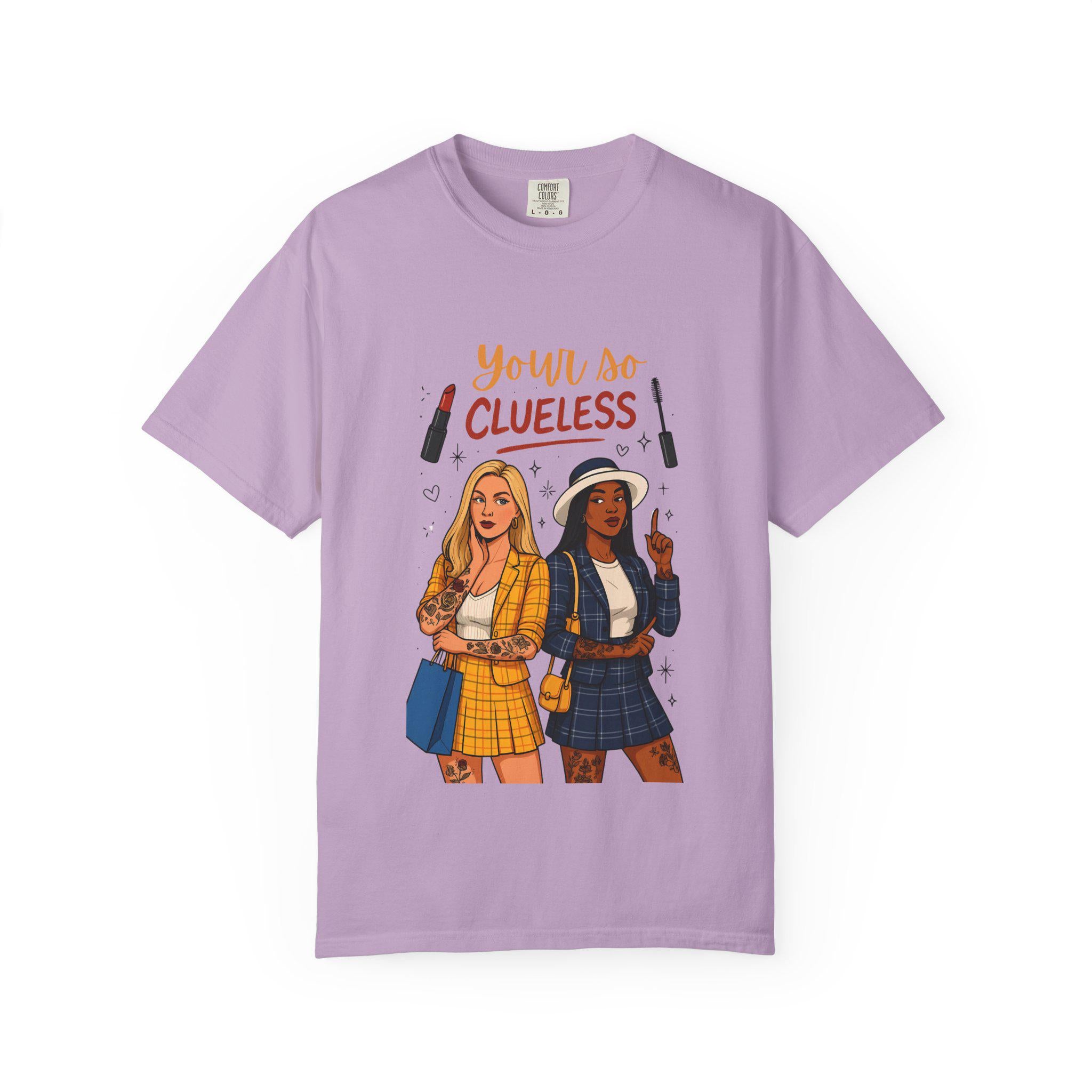 Clueless Graphic Tee | 90s Parody Fashion T-Shirt