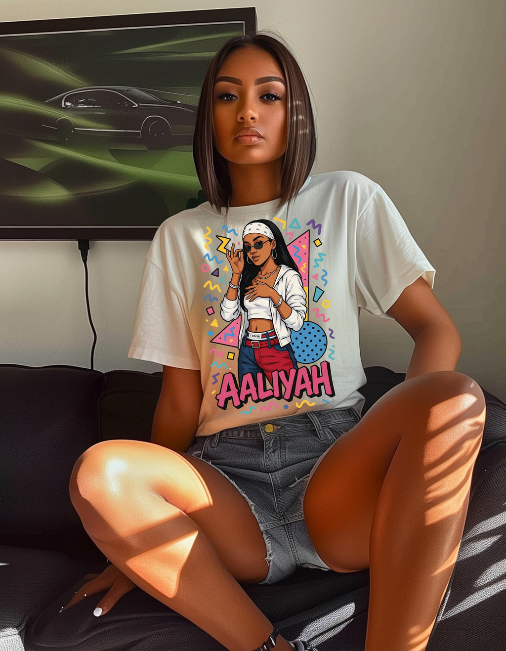 Vintage Aaliyah Graphic Tee: 90s R&B Icon Throwback Shirt, Retro Music Nostalgia Fashion