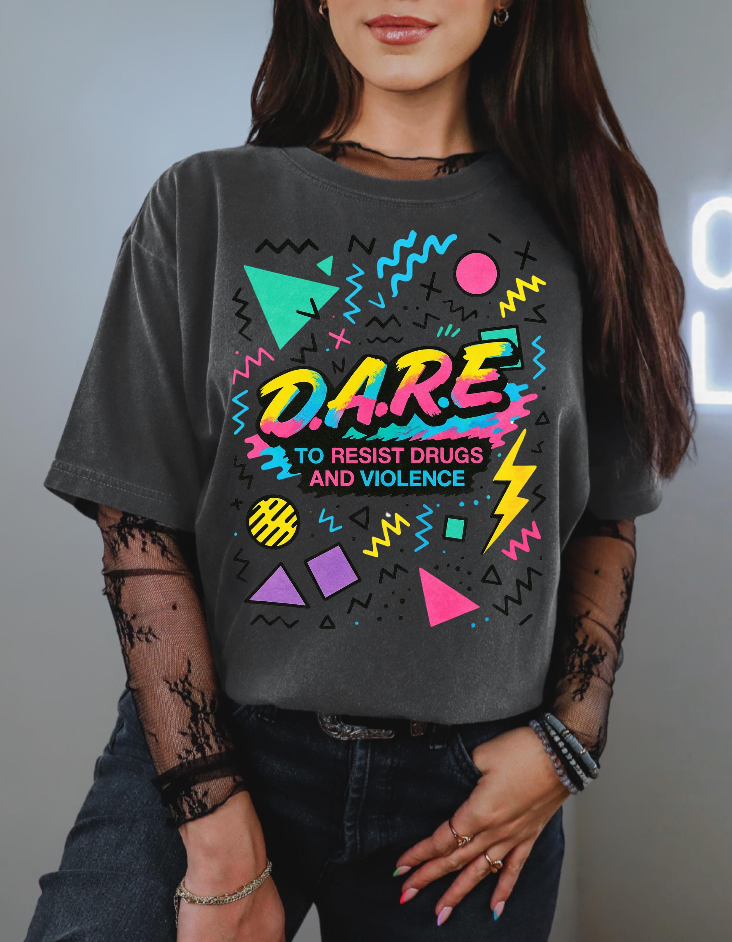 Vintage D.A.R.E. Graphic T-shirt: Retro Unisex Tee