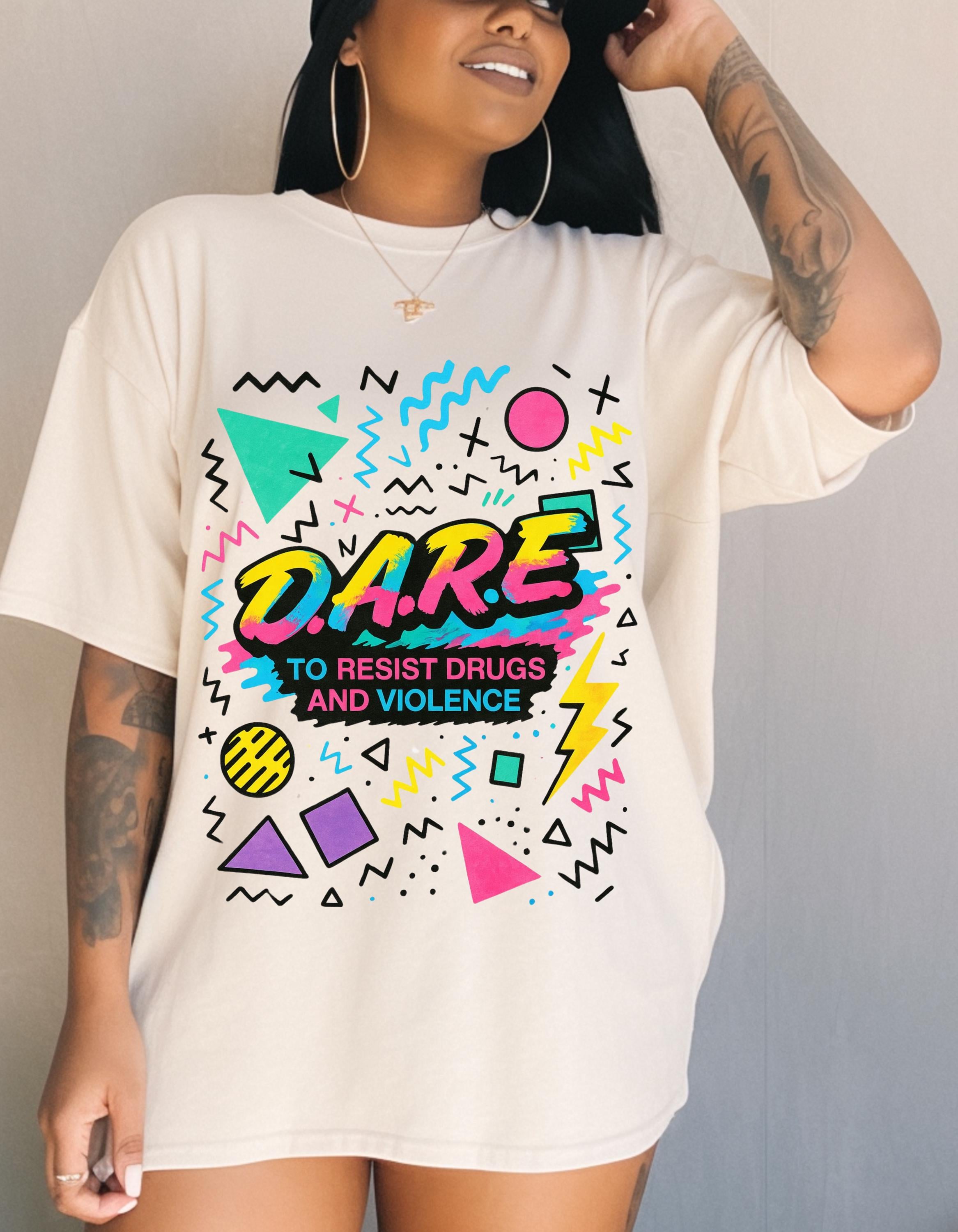 Vintage D.A.R.E. Graphic T-shirt: Retro Unisex Tee