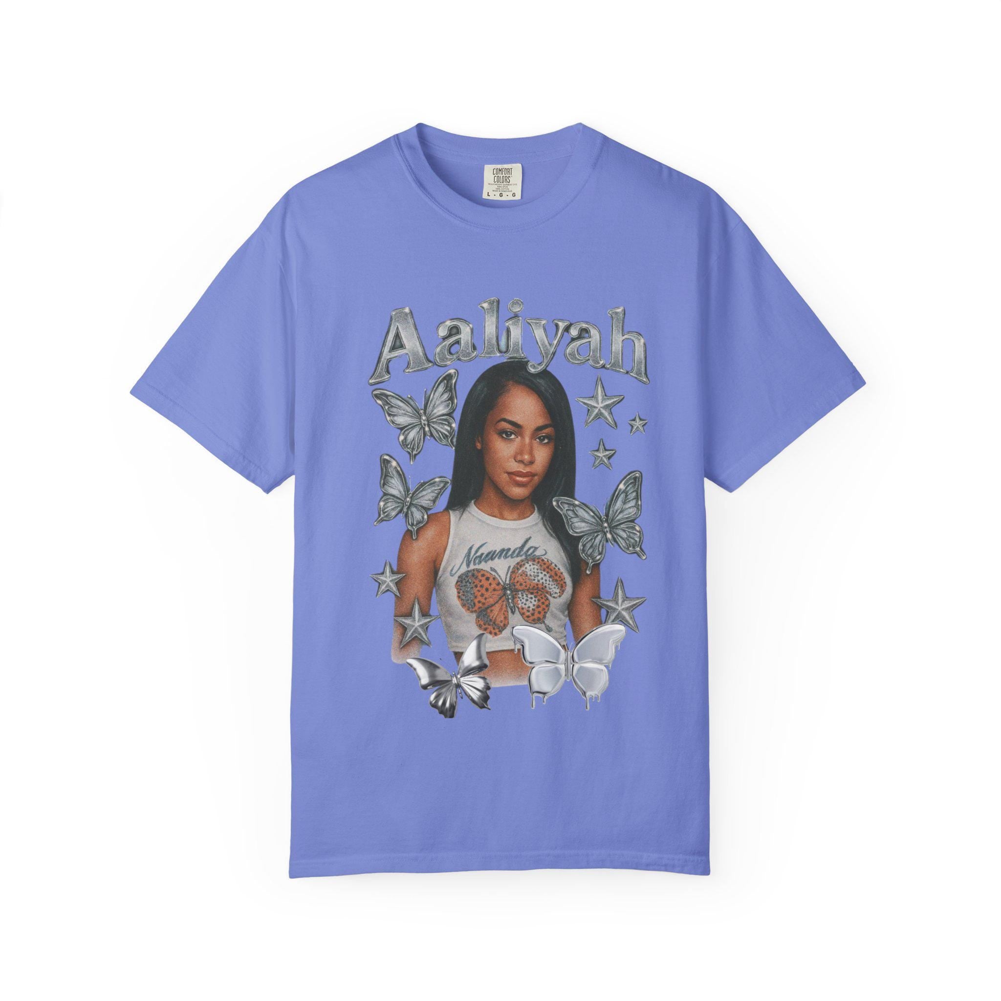 Aaliyah Butterfly T-Shirt: Vintage Inspired Music Tee
