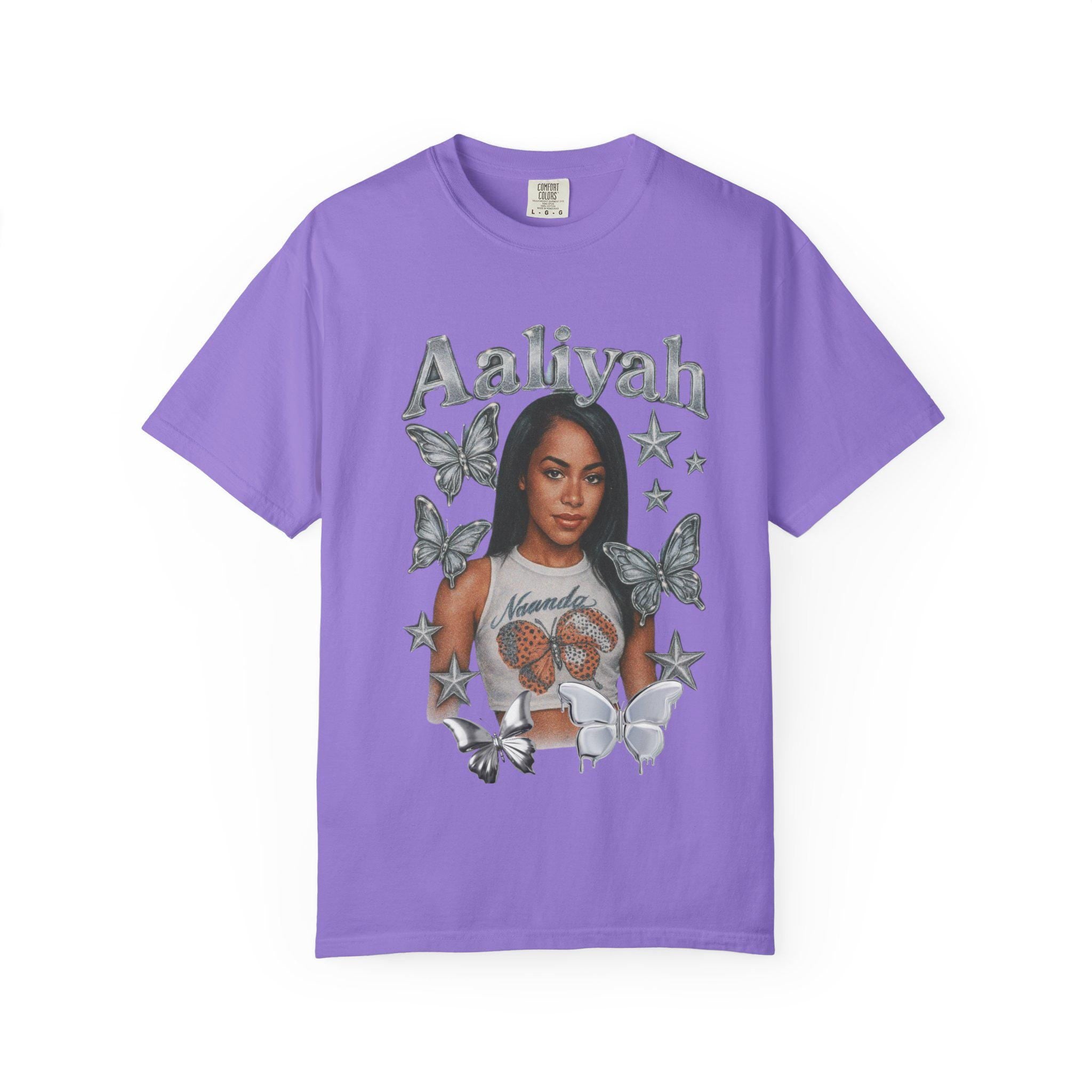 Aaliyah Butterfly T-Shirt: Vintage Inspired Music Tee