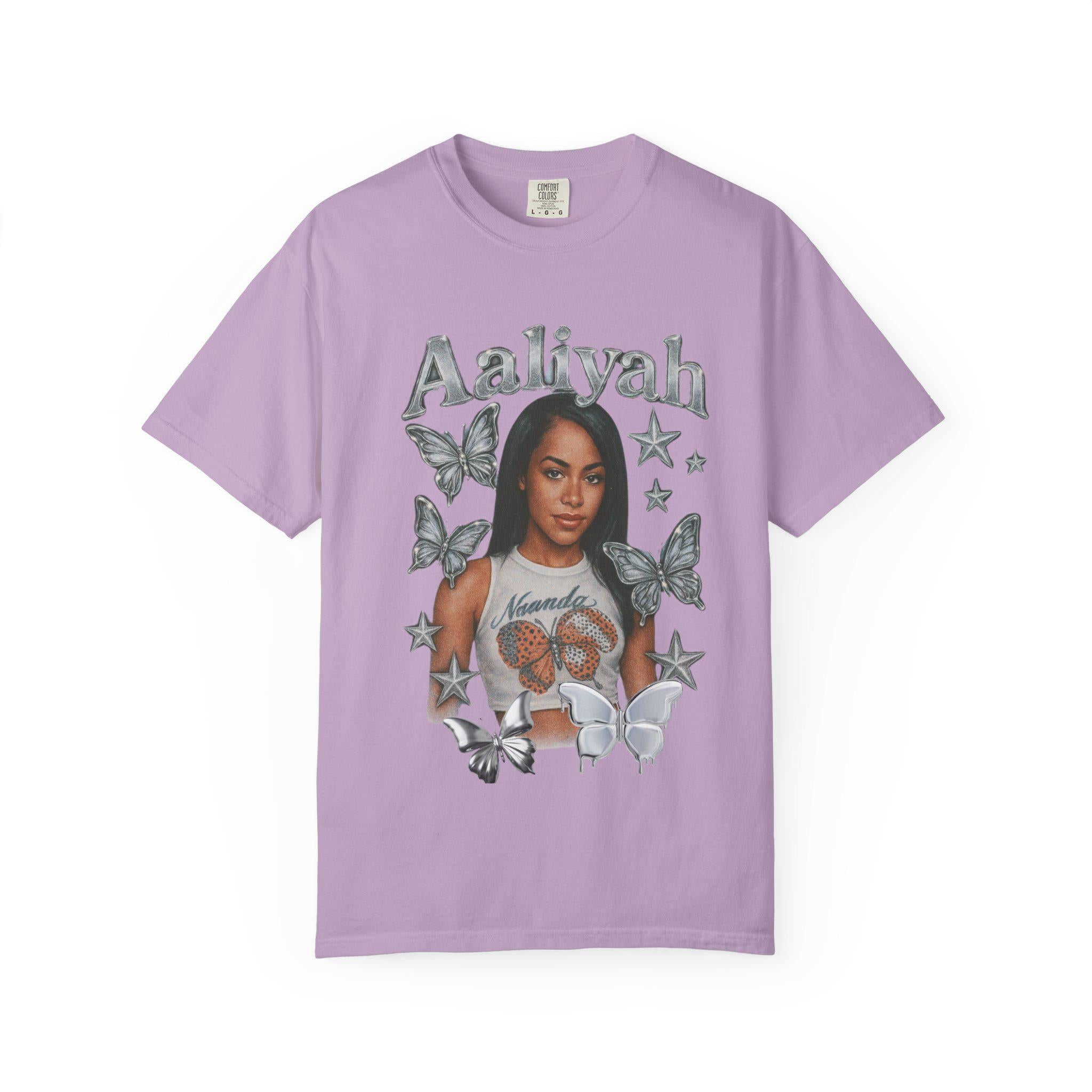 Aaliyah Butterfly T-Shirt: Vintage Inspired Music Tee