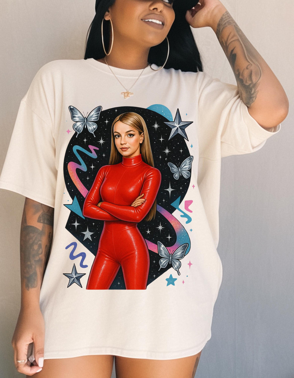 Parody Vibrant Butterfly Graphic Tee: Stylish Unisex Fashion Statement for Casual Outfits & Gifts
