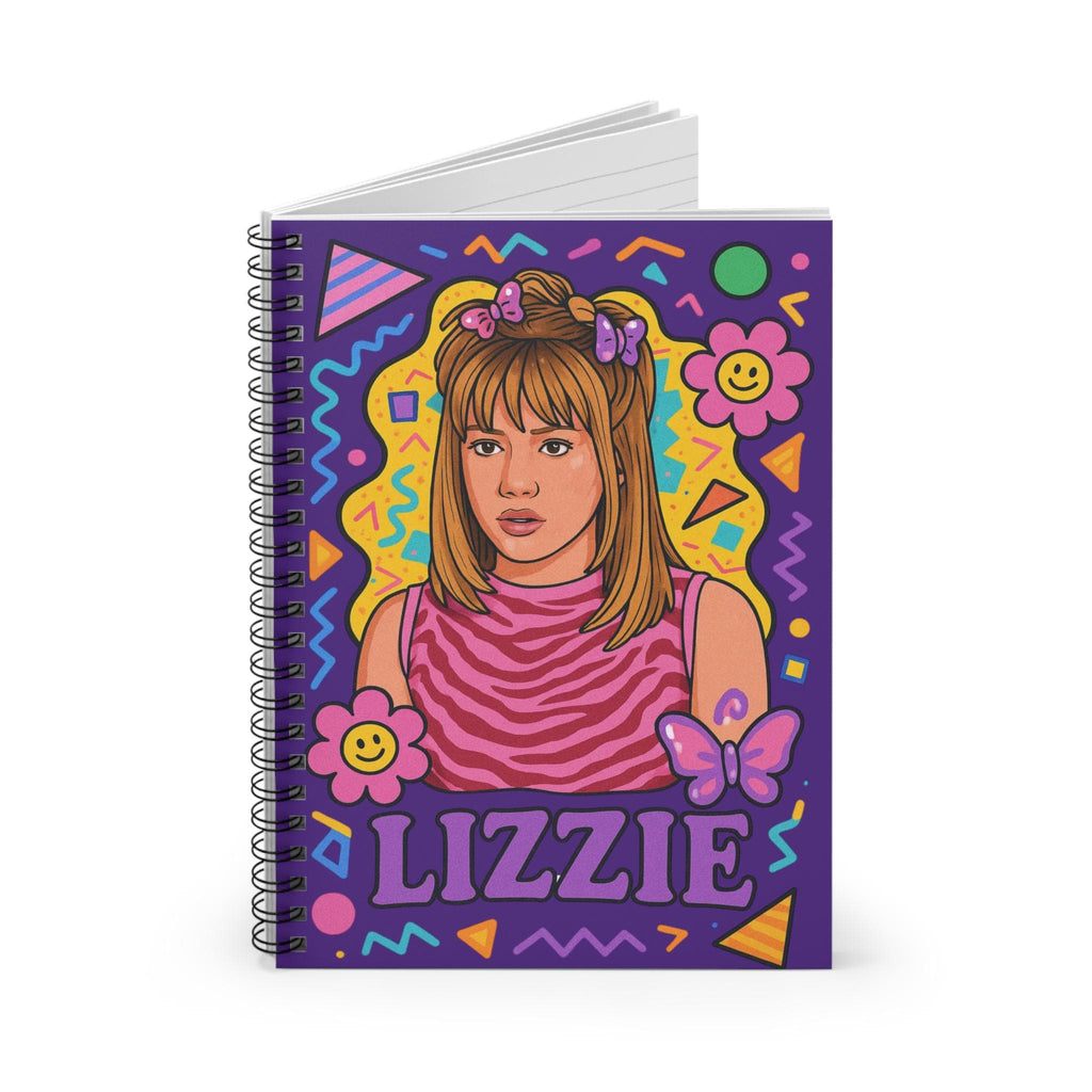 Retro Spiral Notebook: Vibrant Parody Design - Lizzie-Inspired Diary