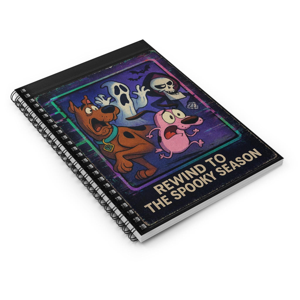 Parody Spooky Season Spiral Notebook | Ghost & Monster Journal