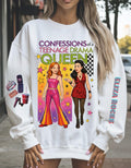 Parody Teenage Drama Queen Sweatshirt: Fun Crewneck for Teens