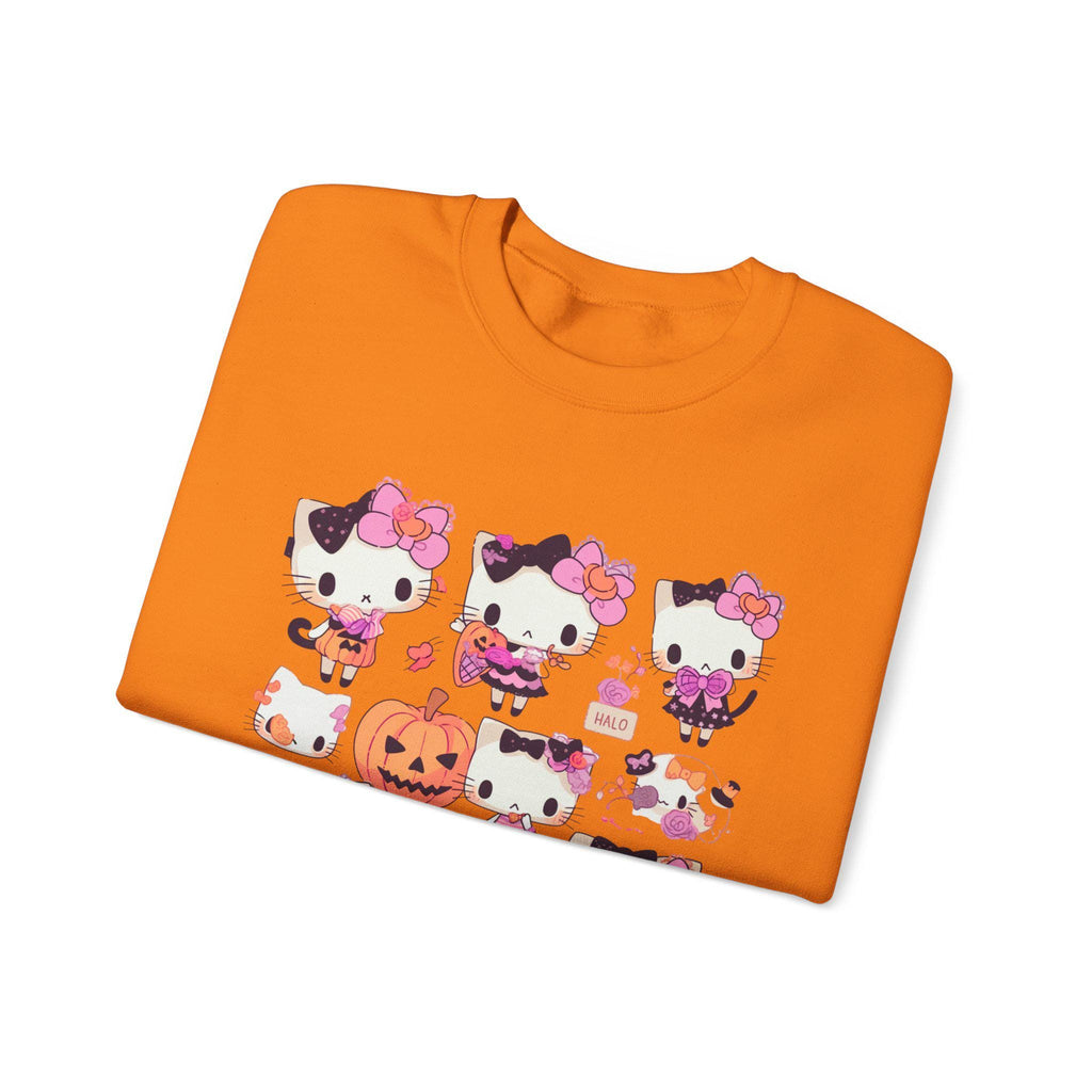Parody Cat Halloween Sweatshirt: Unisex Spooky Season Comfort