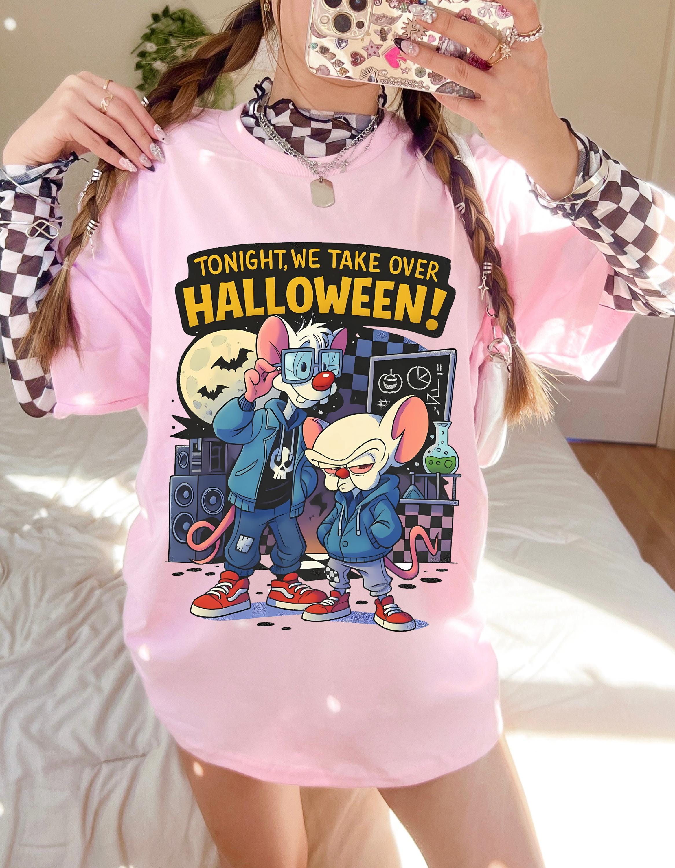 Parody Halloween Takeover Unisex Cotton Tee: Spooky Graphic Shirt for Autumn Celebrations & Costume Parties