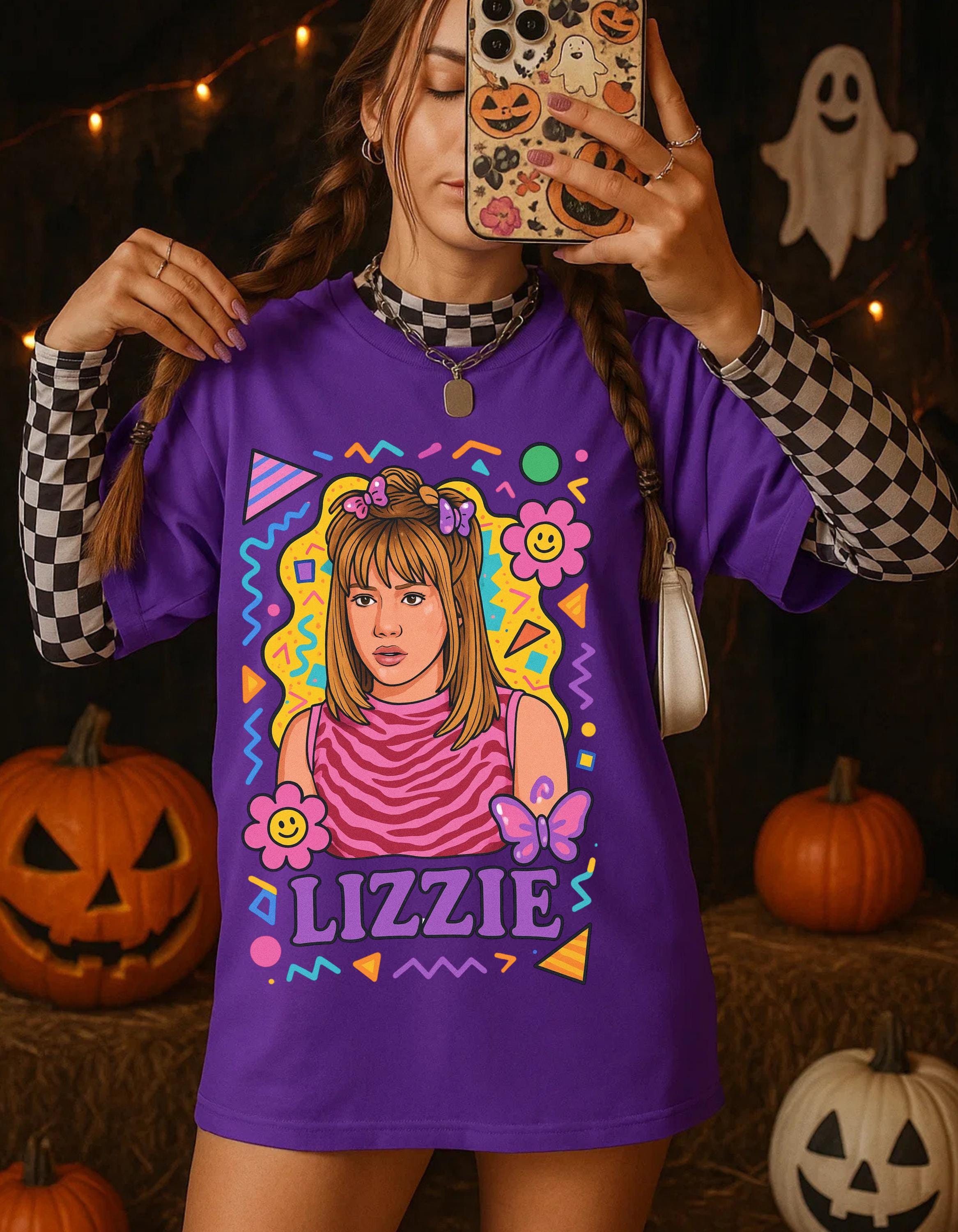 Parody Lizzie Graphic Tee: Retro 90s Nostalgia Shirt
