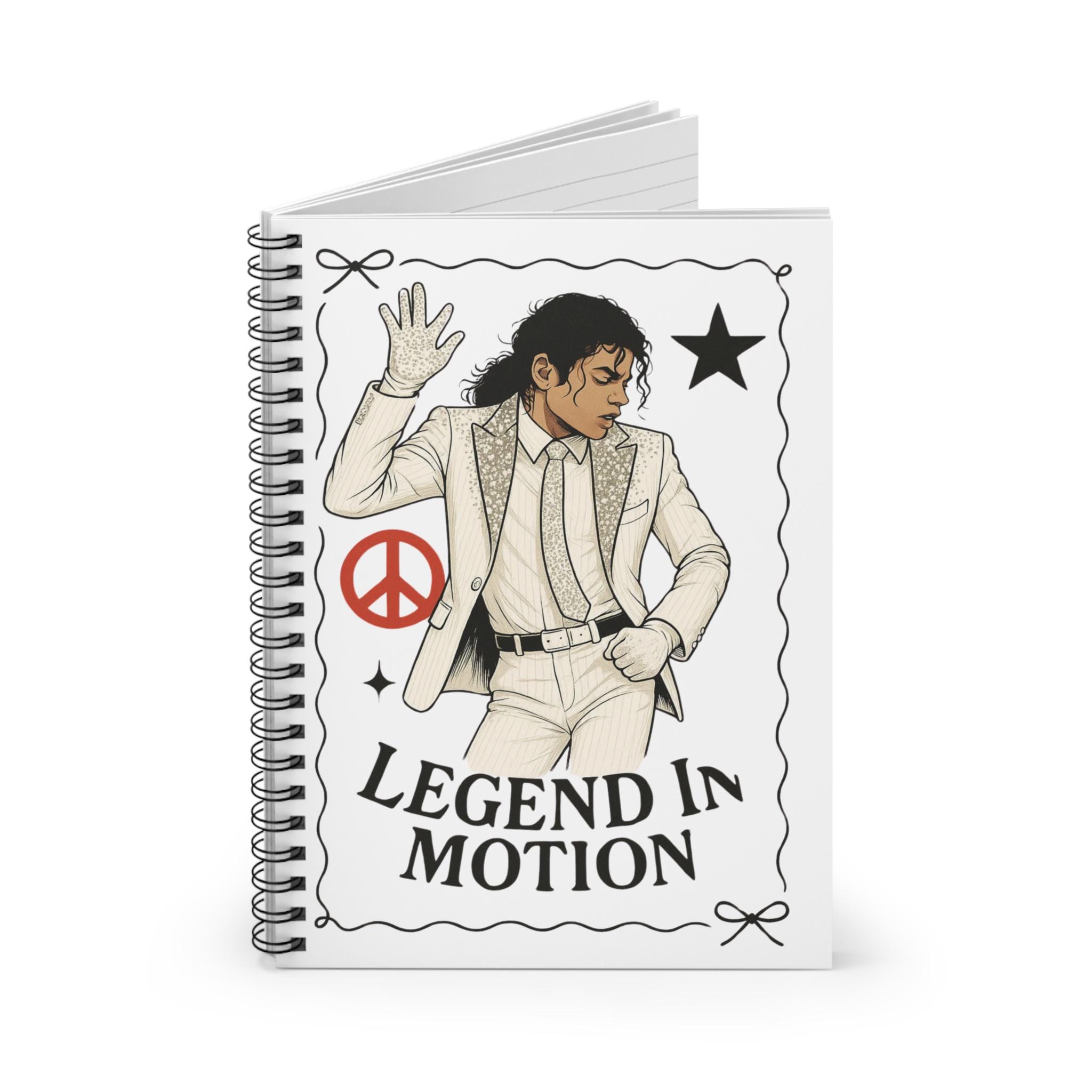 Music Lover's Journal: Parody Legend Spiral Notebook