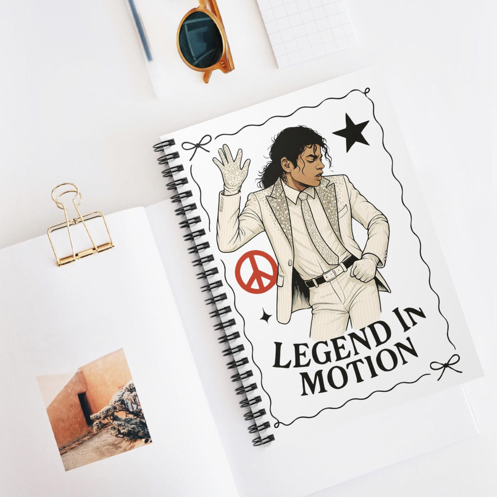 Music Lover's Journal: Parody Legend Spiral Notebook