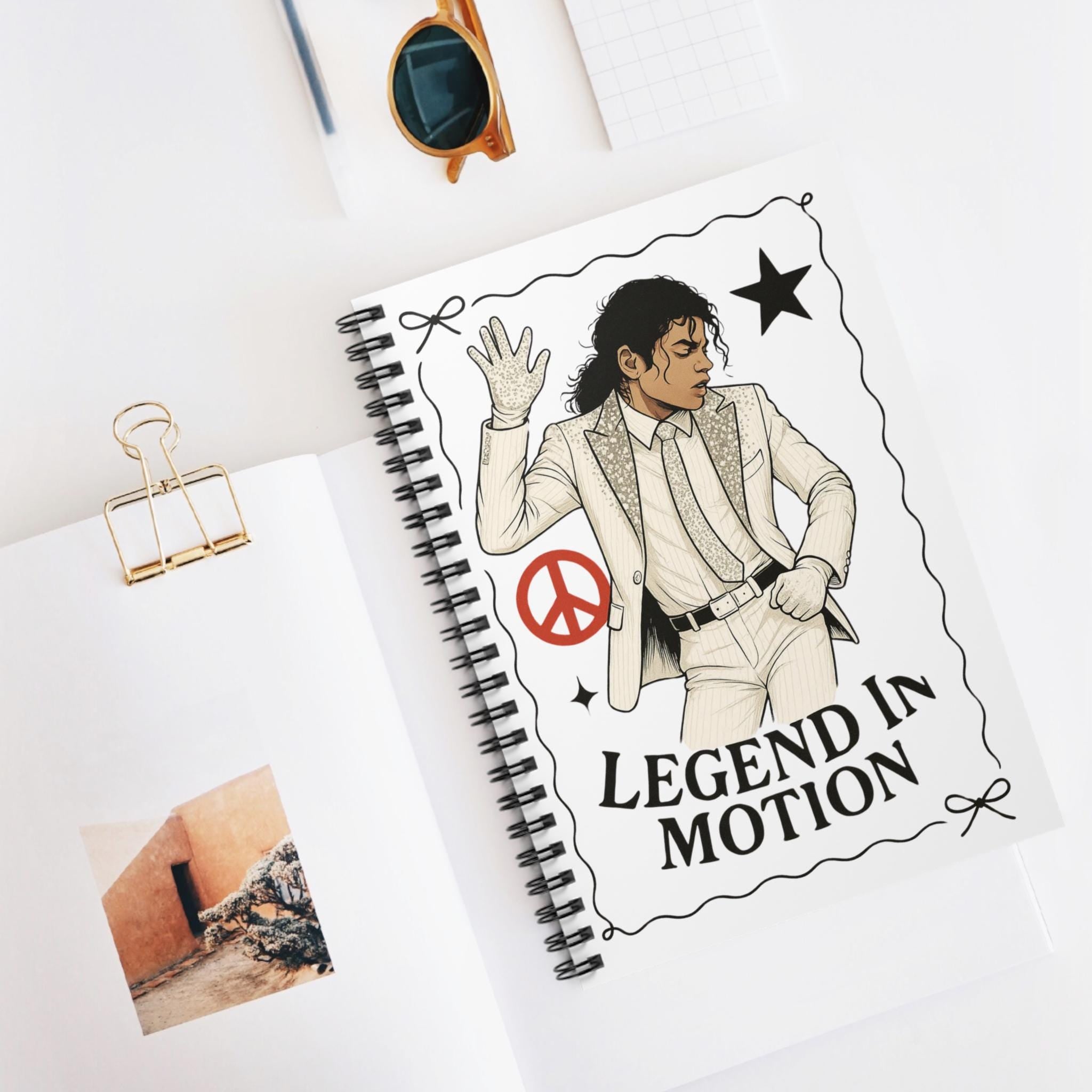 Music Lover's Journal: Parody Legend Spiral Notebook