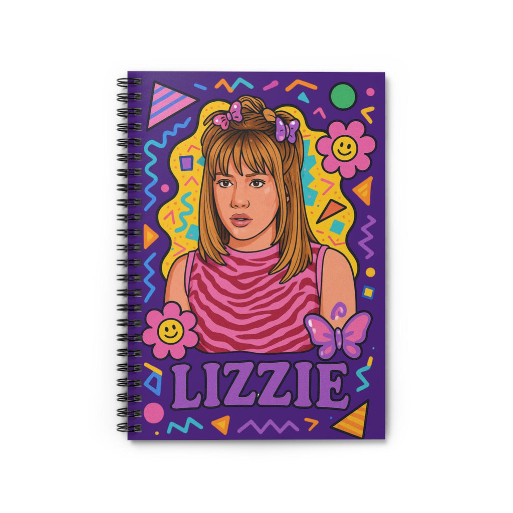 Retro Spiral Notebook: Vibrant Parody Design - Lizzie-Inspired Diary