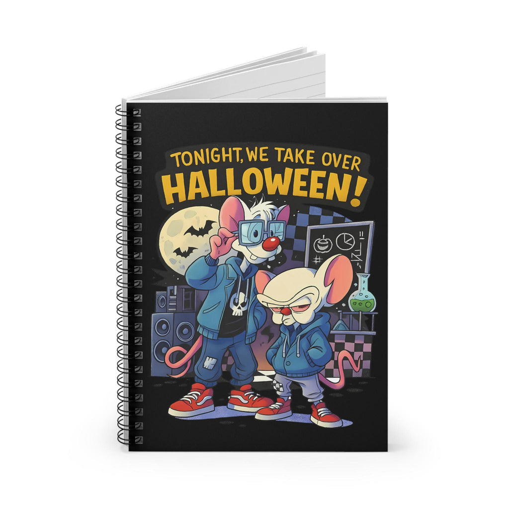 Halloween Mouse Spiral Notebook: Parody Design, Back to School Journal