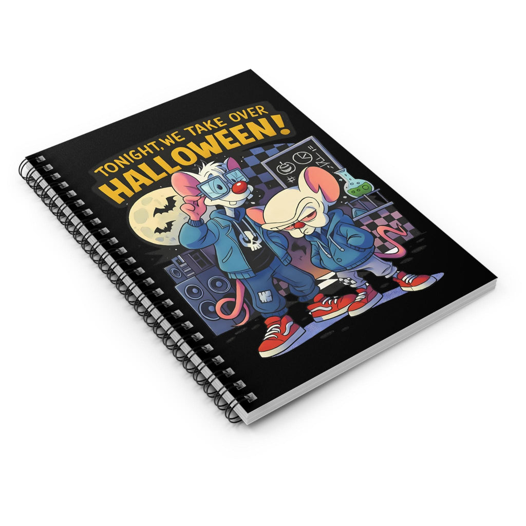 Halloween Mouse Spiral Notebook: Parody Design, Back to School Journal