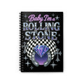 Parody Vibrant Rolling Stone Spiral Notebook - Musician's Journal for Creative Writing and Artistic Expression