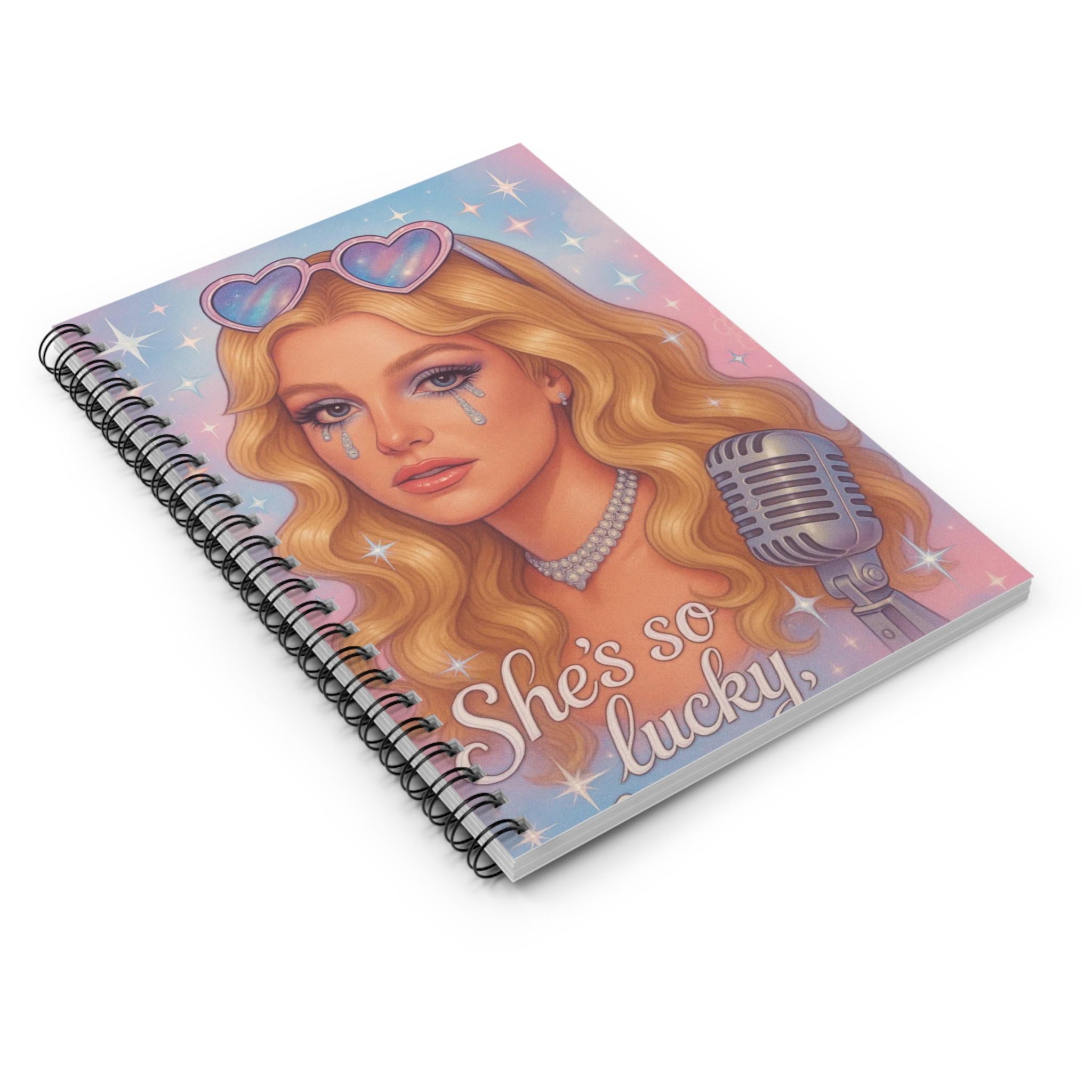 Parody Vibrant Inspirational Spiral Notebook: Cute Stationery for Students, Journaling & Gifts
