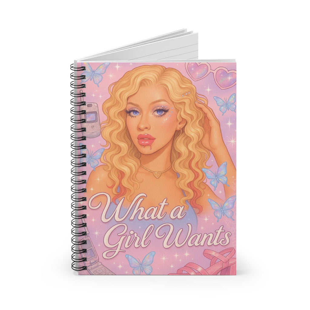 Butterfly Spiral Notebook: Parody Chic Inspirational Journal