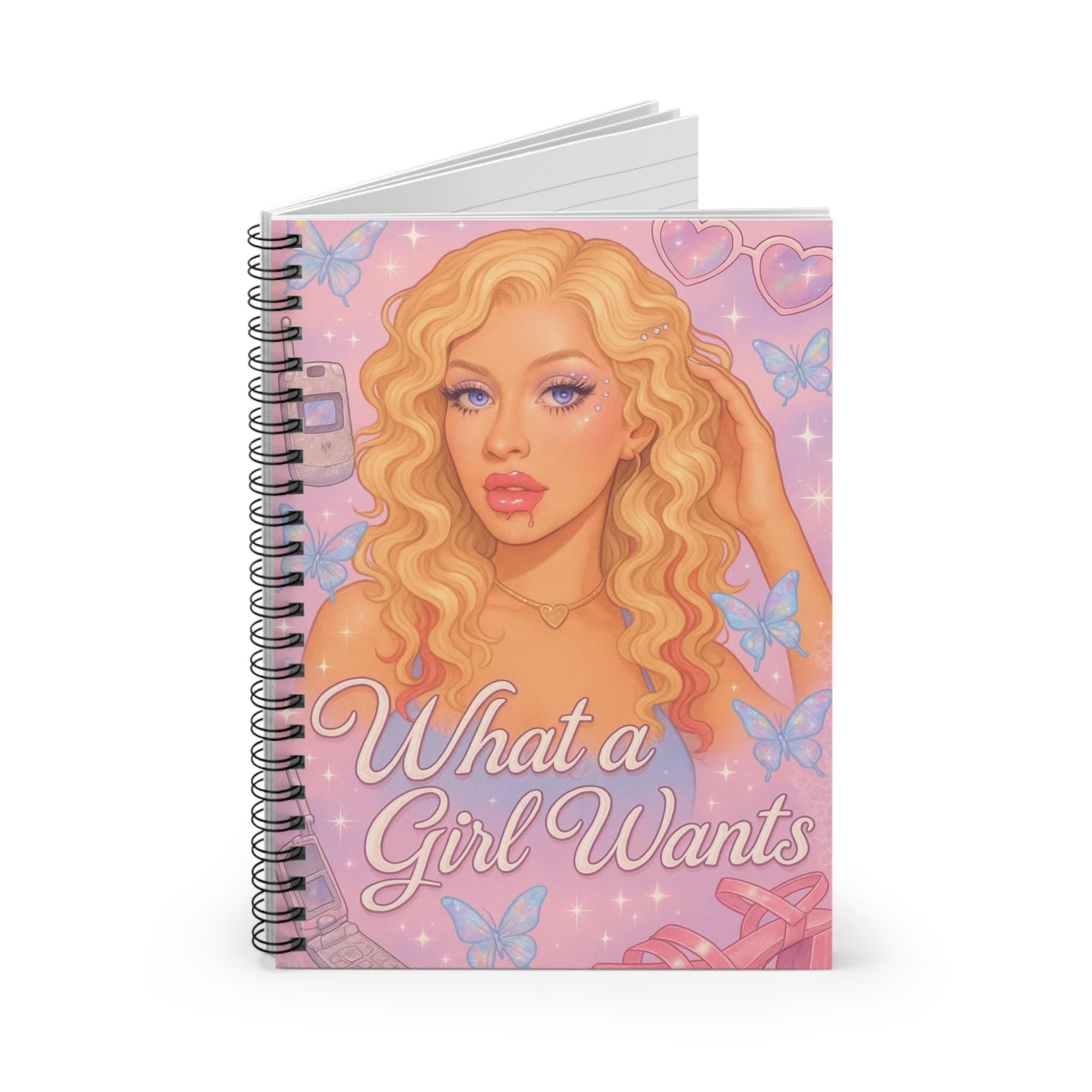 Butterfly Spiral Notebook: Parody Chic Inspirational Journal