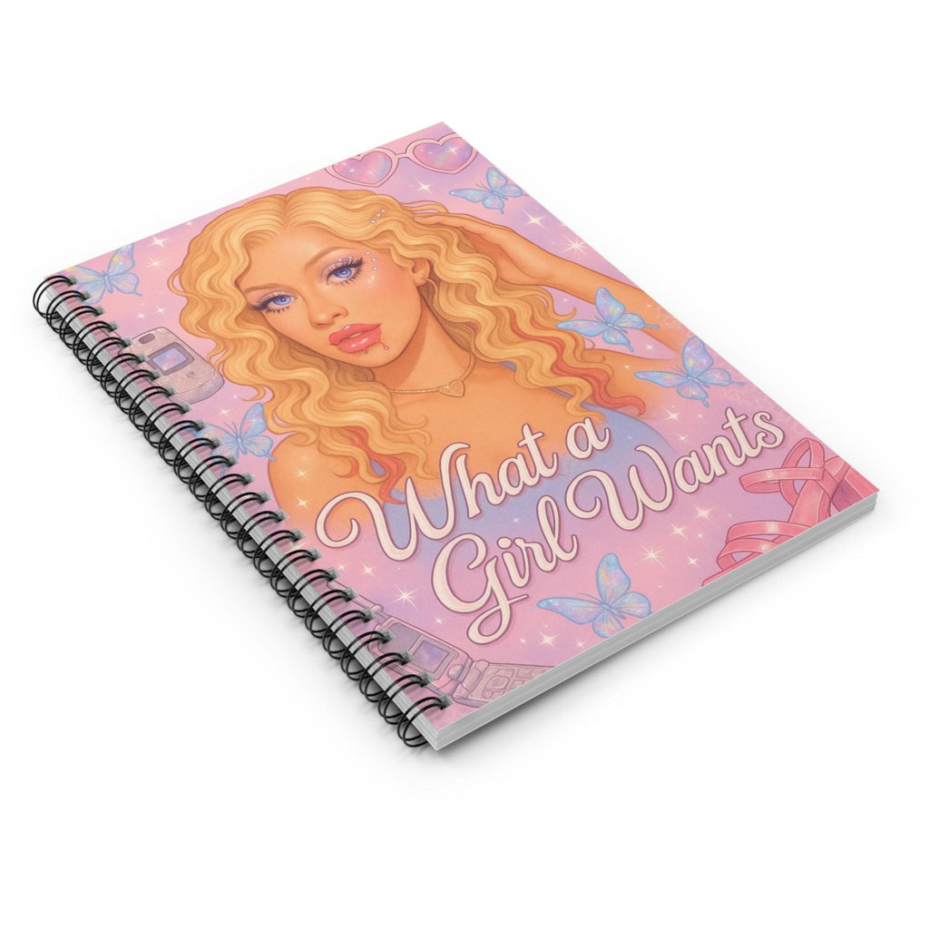Butterfly Spiral Notebook: Parody Chic Inspirational Journal
