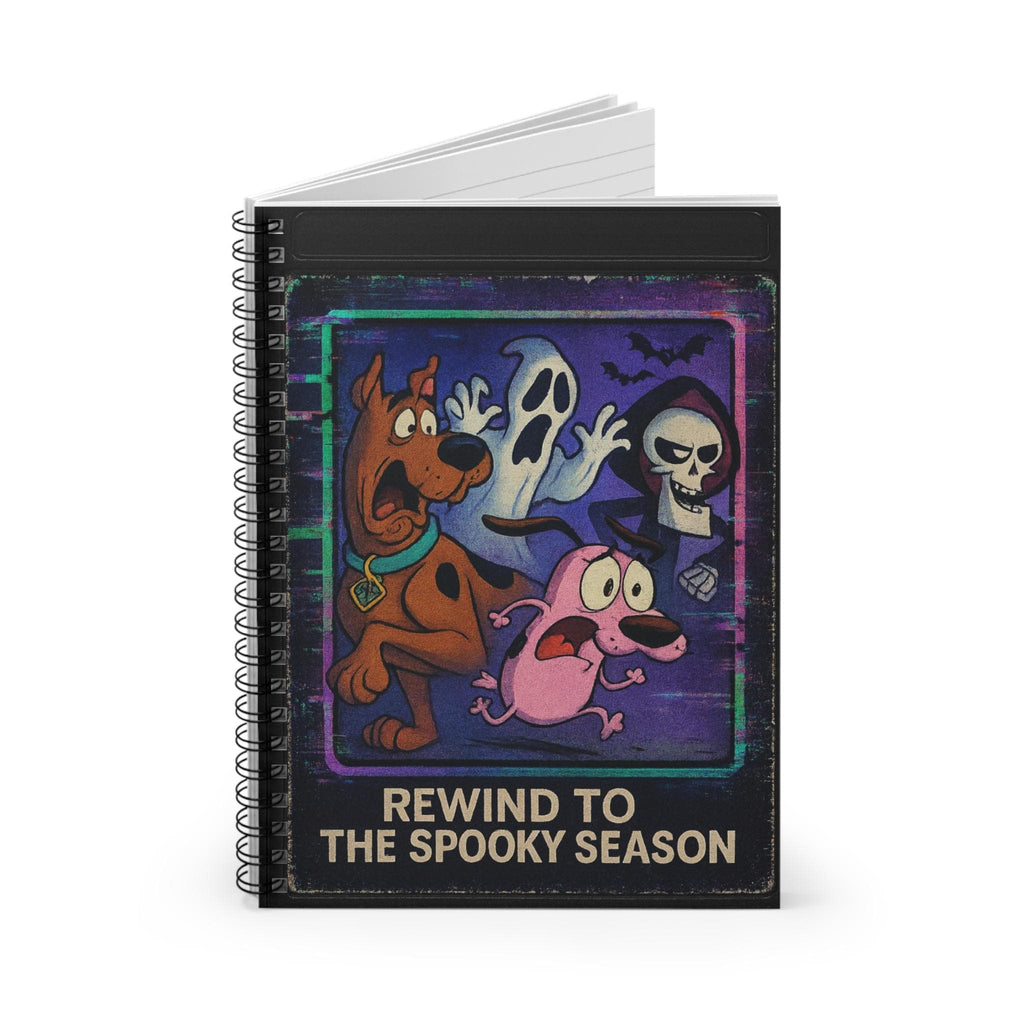 Parody Spooky Season Spiral Notebook | Ghost & Monster Journal