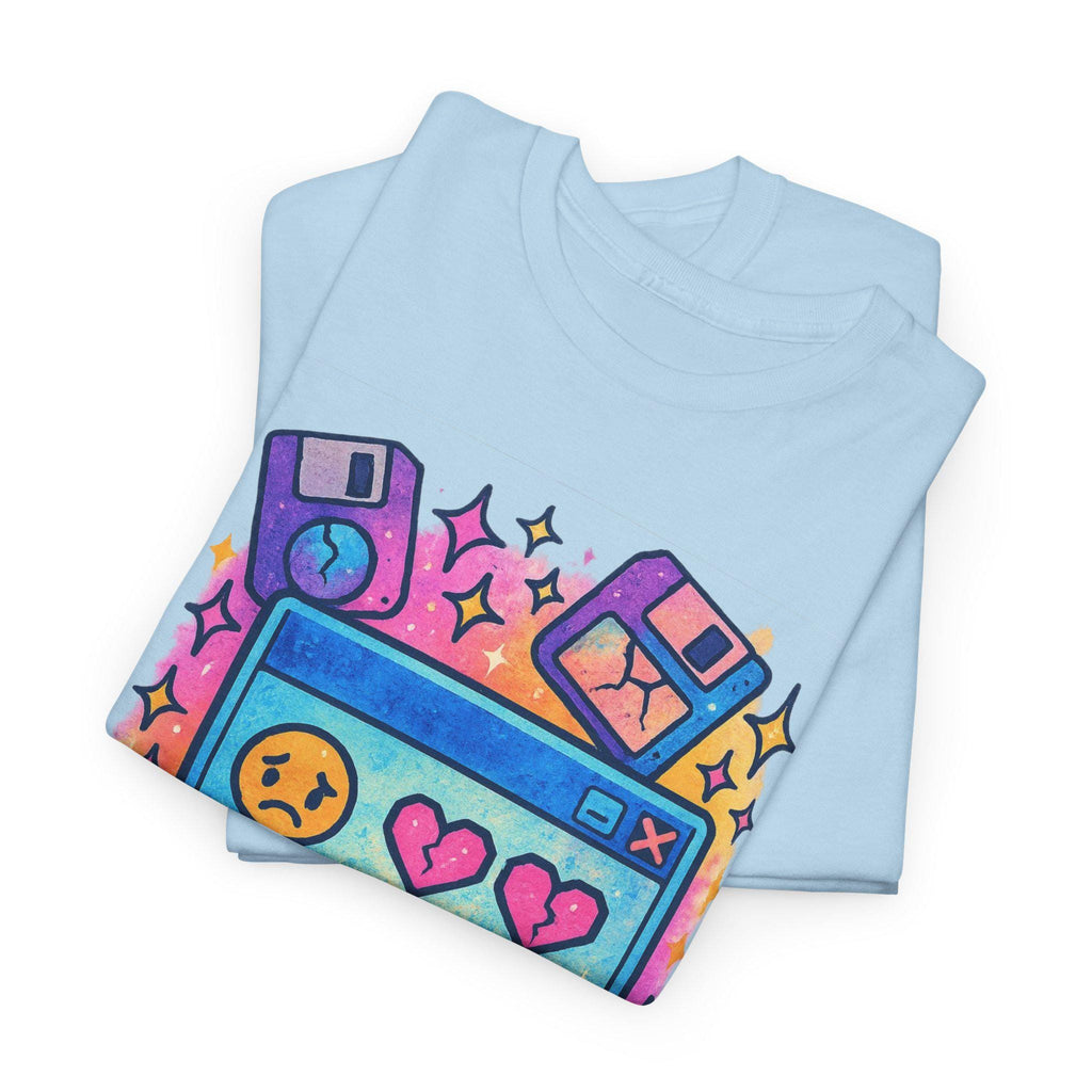 Nostalgic Retro Gamer Unisex Cotton Tee: Playful Graphic Shirt for Video Game Lovers