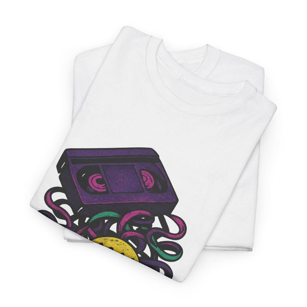 Retro Chaos Music Tee: Vibrant Graphic Unisex Cotton Shirt