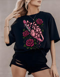 Edgy Bloody Heart Graphic Tee: Goth Unisex Cotton Shirt