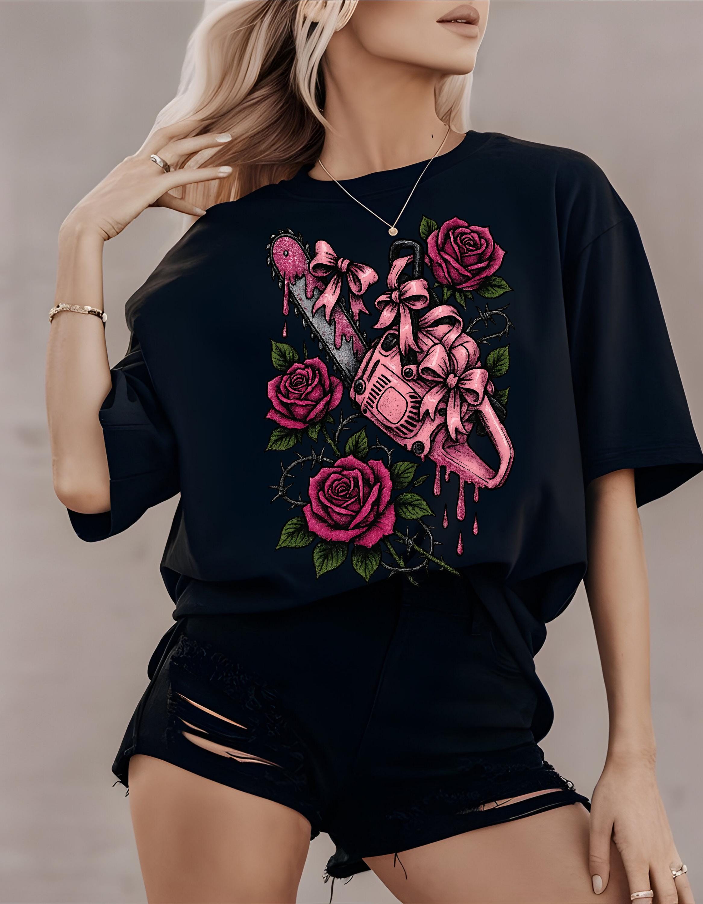 Edgy Bloody Heart Graphic Tee: Goth Unisex Cotton Shirt