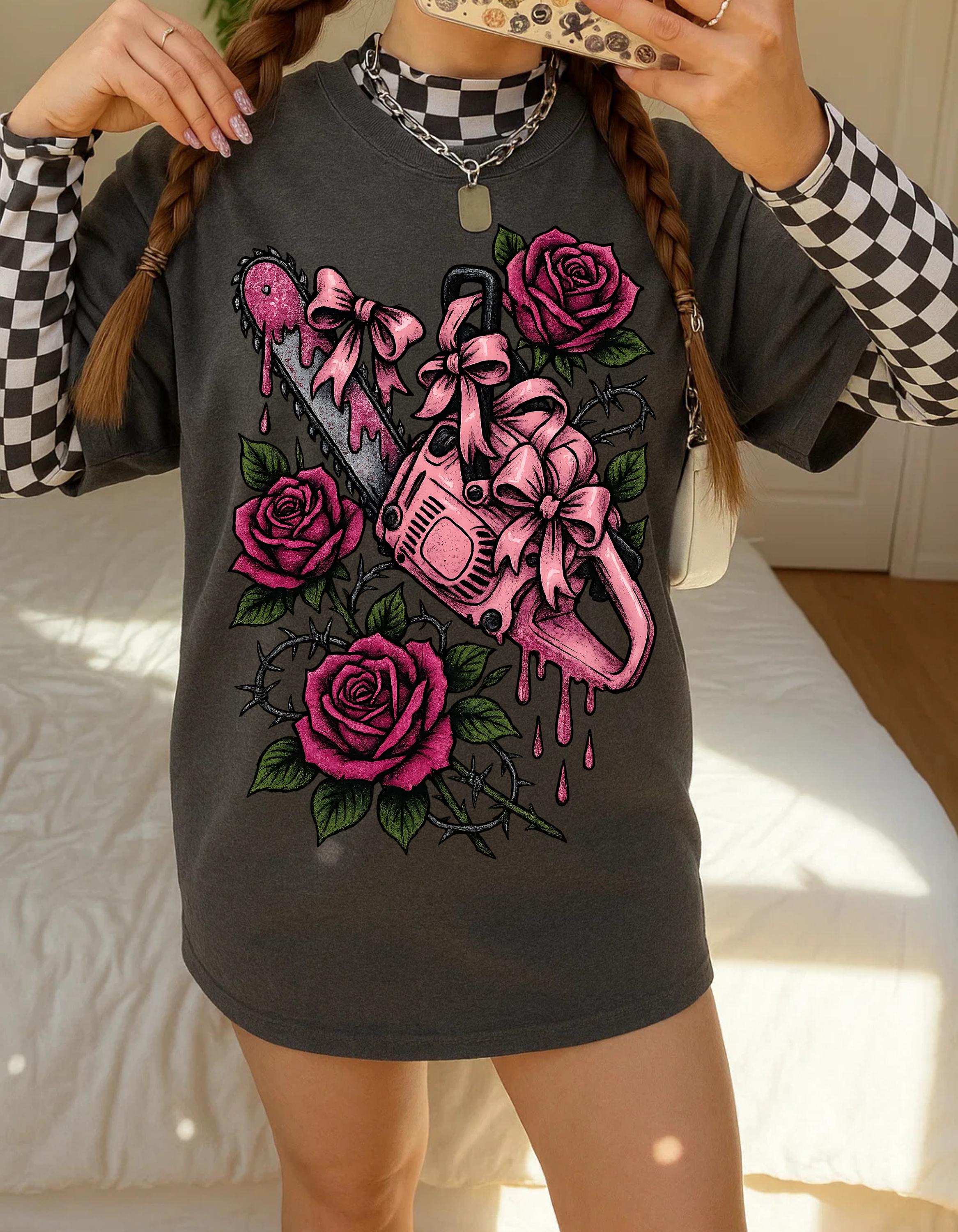 Edgy Bloody Heart Graphic Tee: Goth Unisex Cotton Shirt