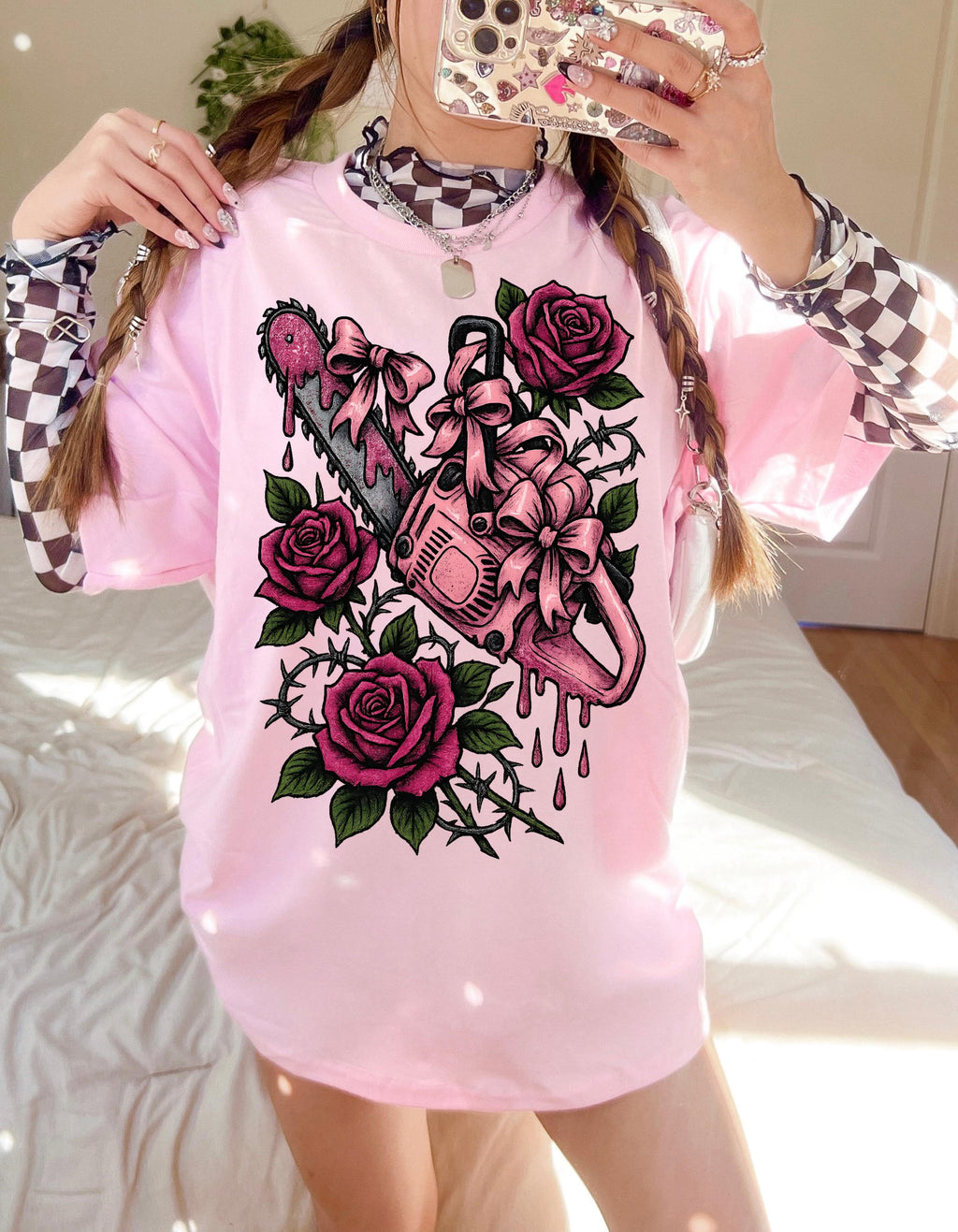 Edgy Bloody Heart Graphic Tee: Goth Unisex Cotton Shirt