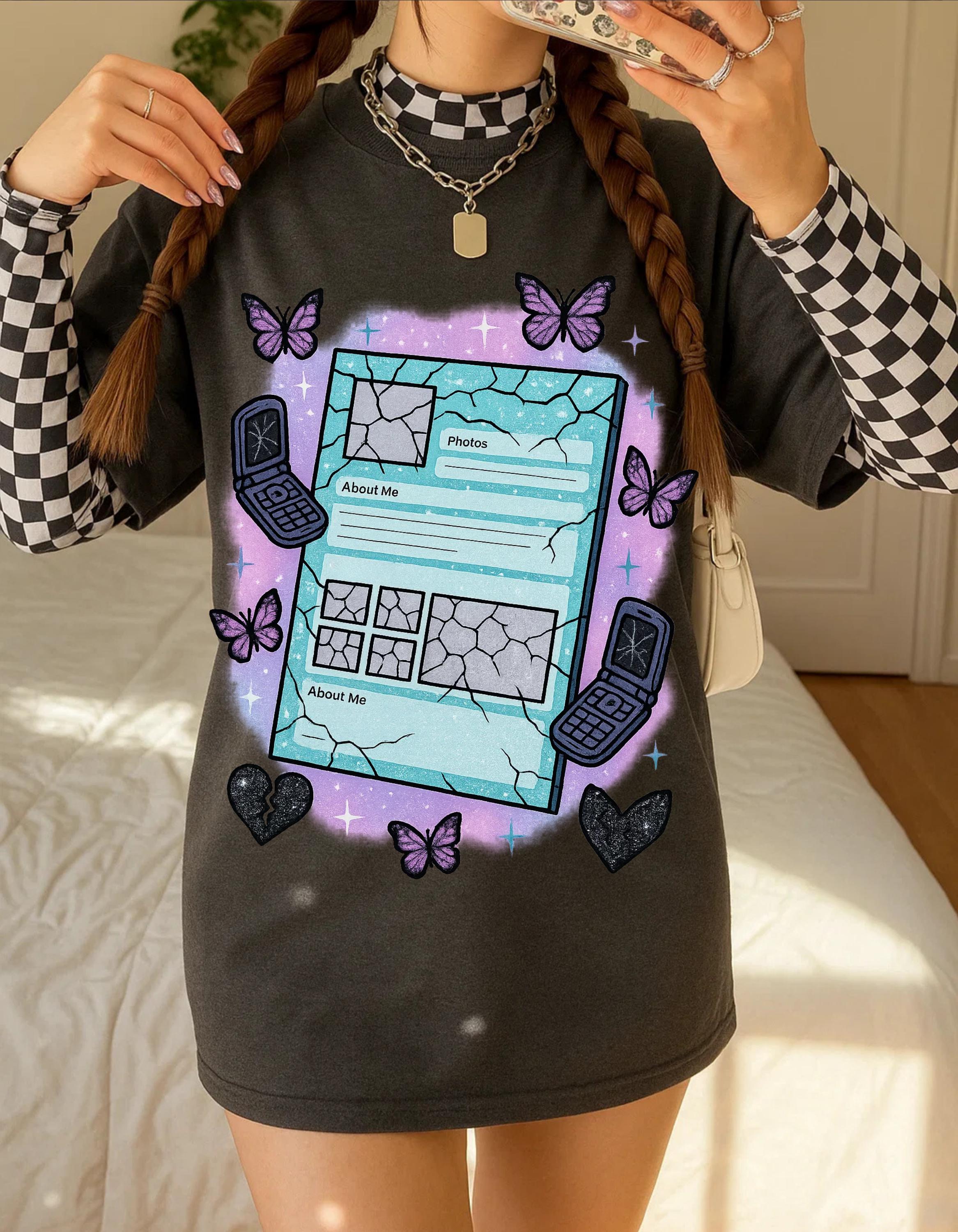 Butterfly Graphic Tee: Unisex Cotton Whimsical T-Shirt
