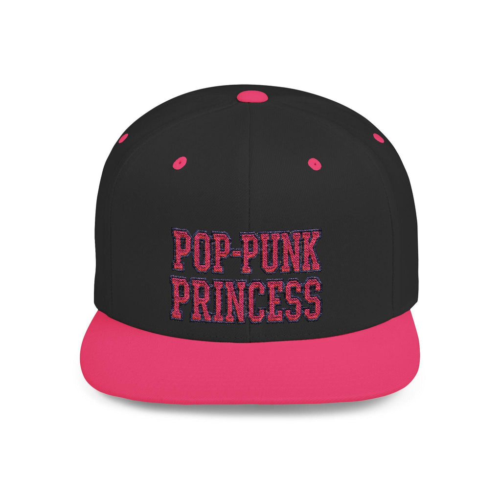 Parody Pop-Punk Princess Snapback: Flat Bill Cap, Youth Streetwear