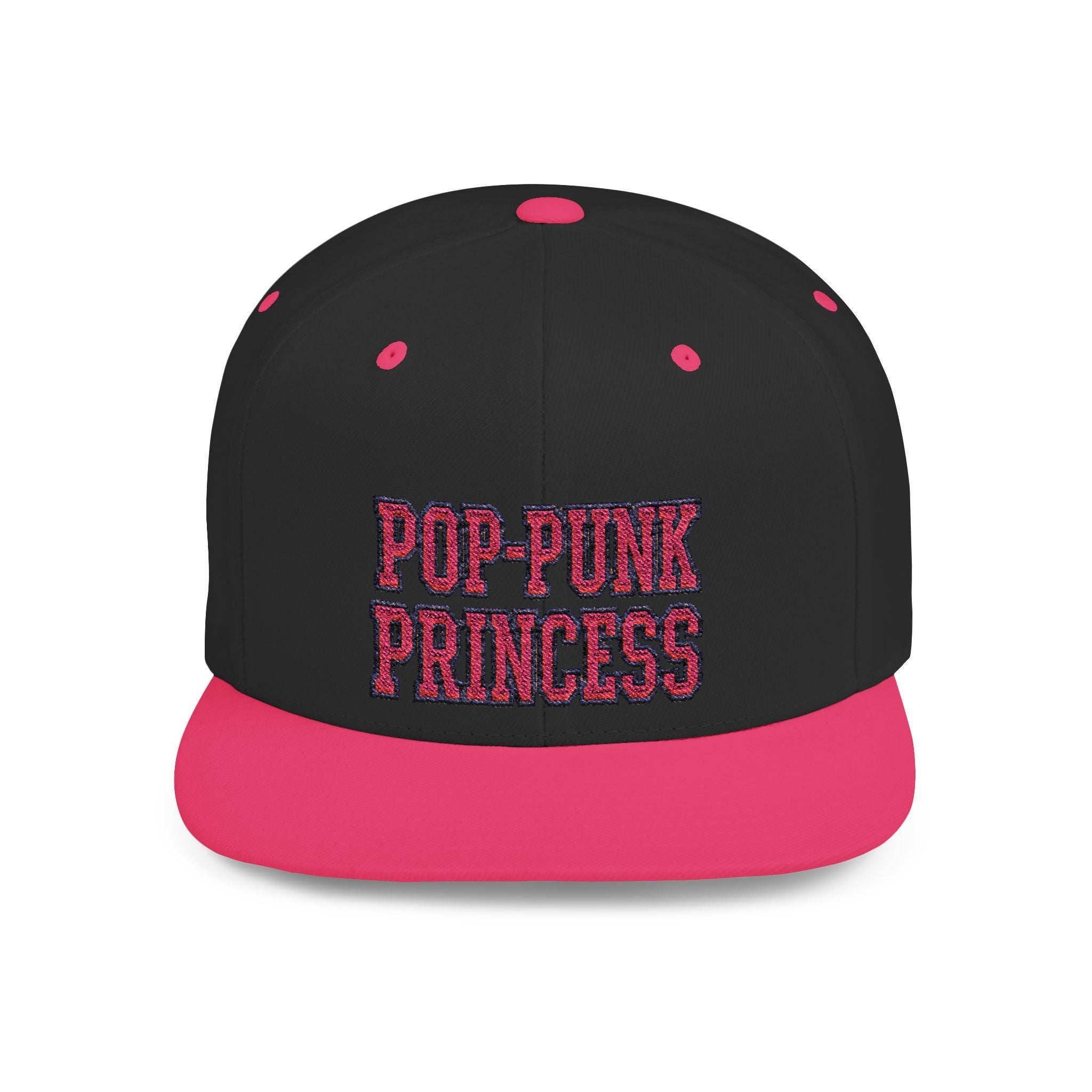 Parody Pop-Punk Princess Snapback: Flat Bill Cap, Youth Streetwear