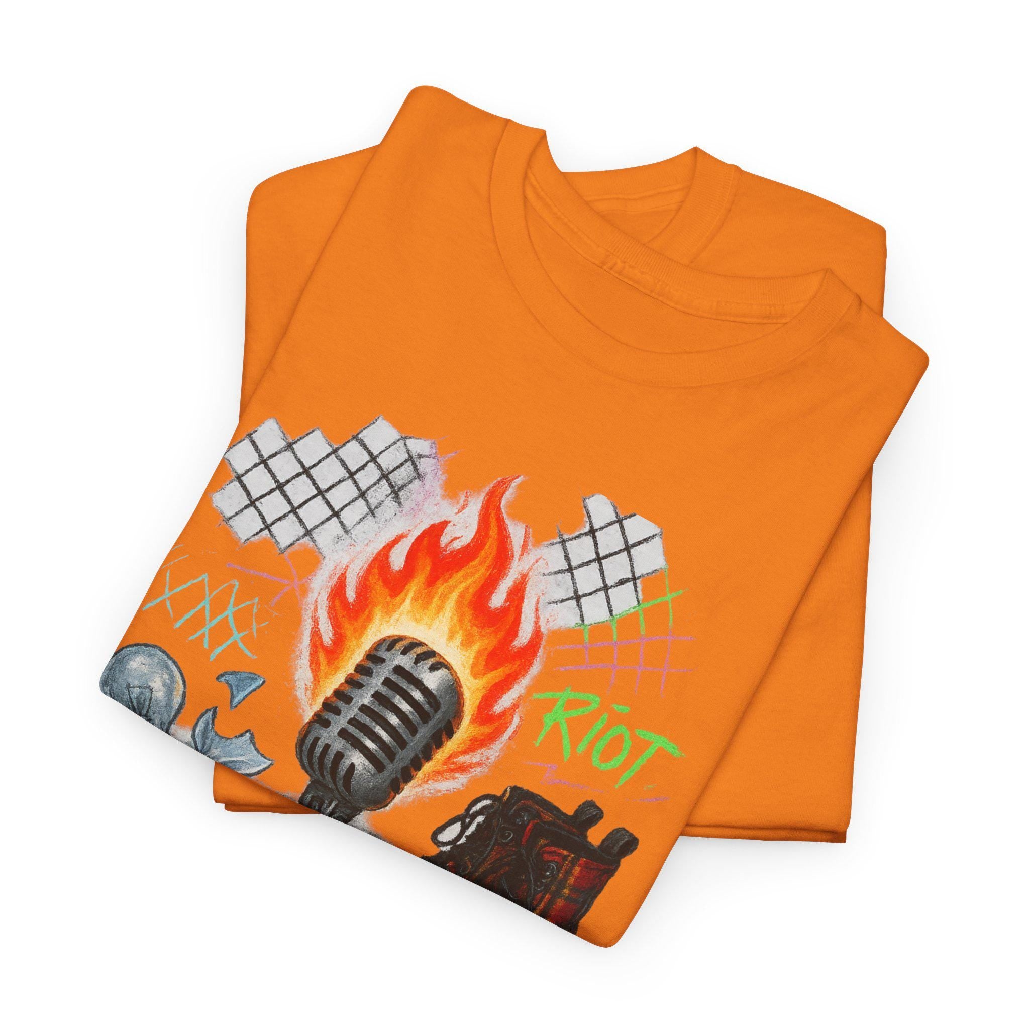 Rebellious Spirit Graphic Tee | Music Lover Unisex Cotton Shirt | Festival Wear | Birthday Gift