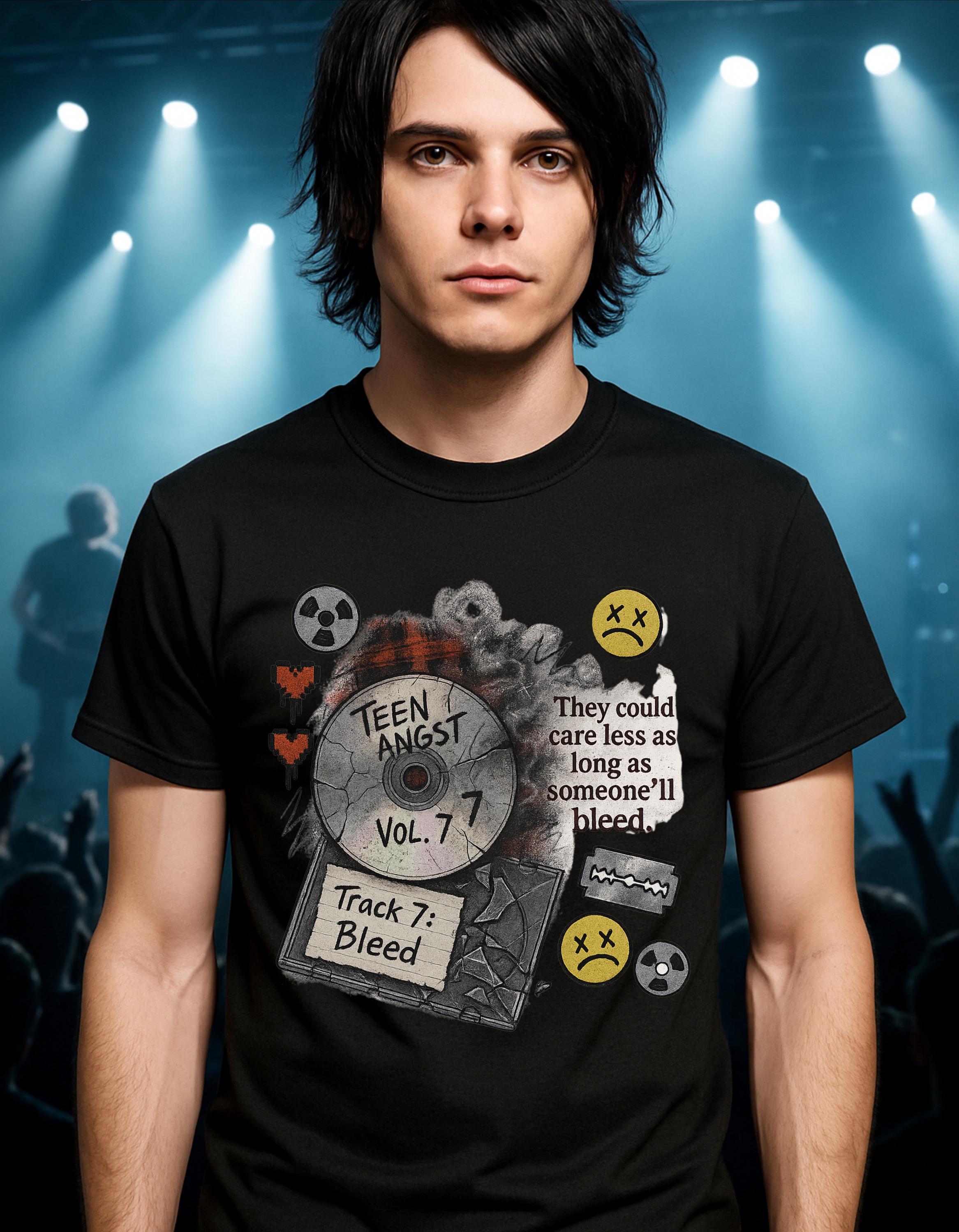 Vintage Grunge Music Tee: Retro Band T-Shirt, Comfortable Cotton
