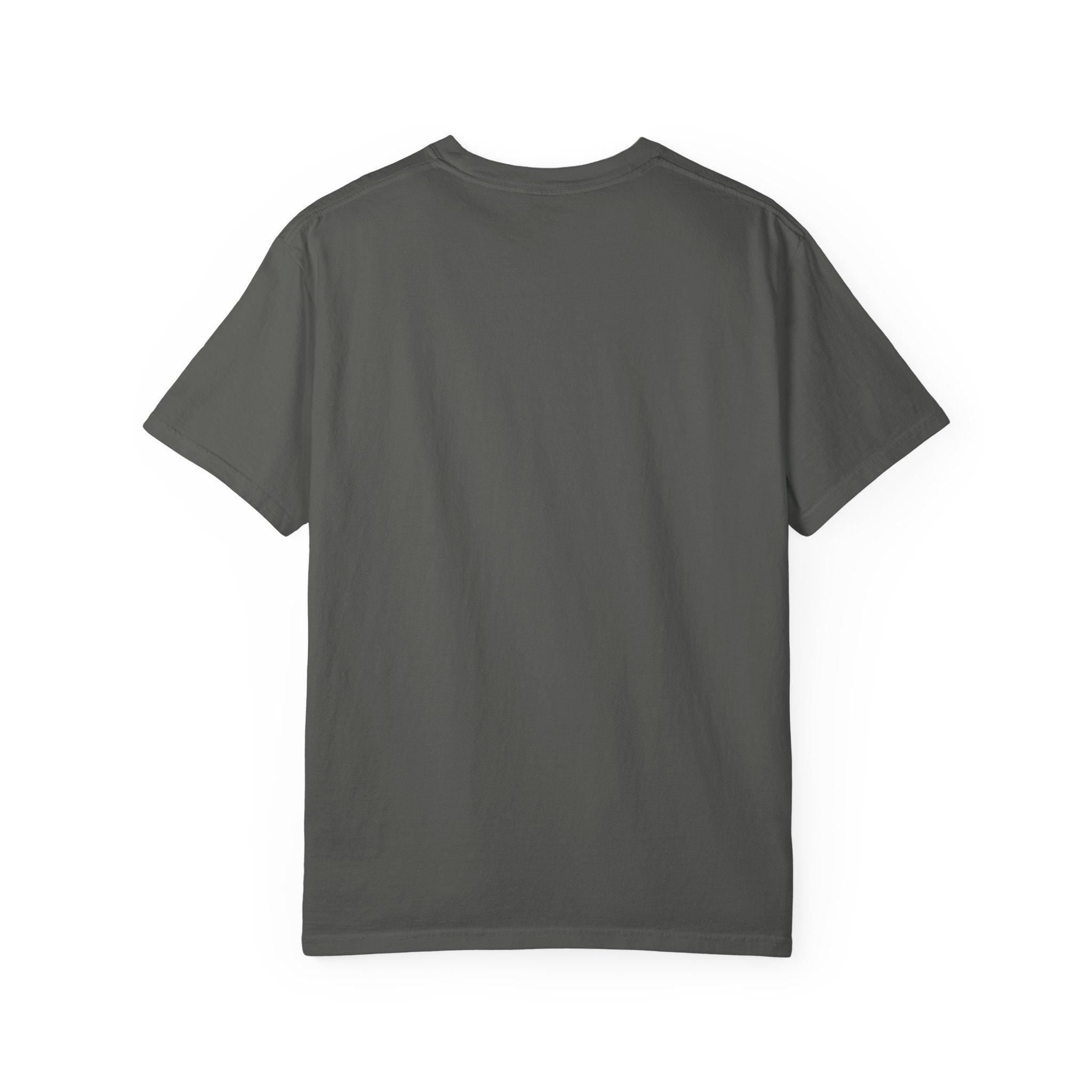 Quirky Main Character Energy Tee: Garment-Dyed Cotton Graphic Shirt
