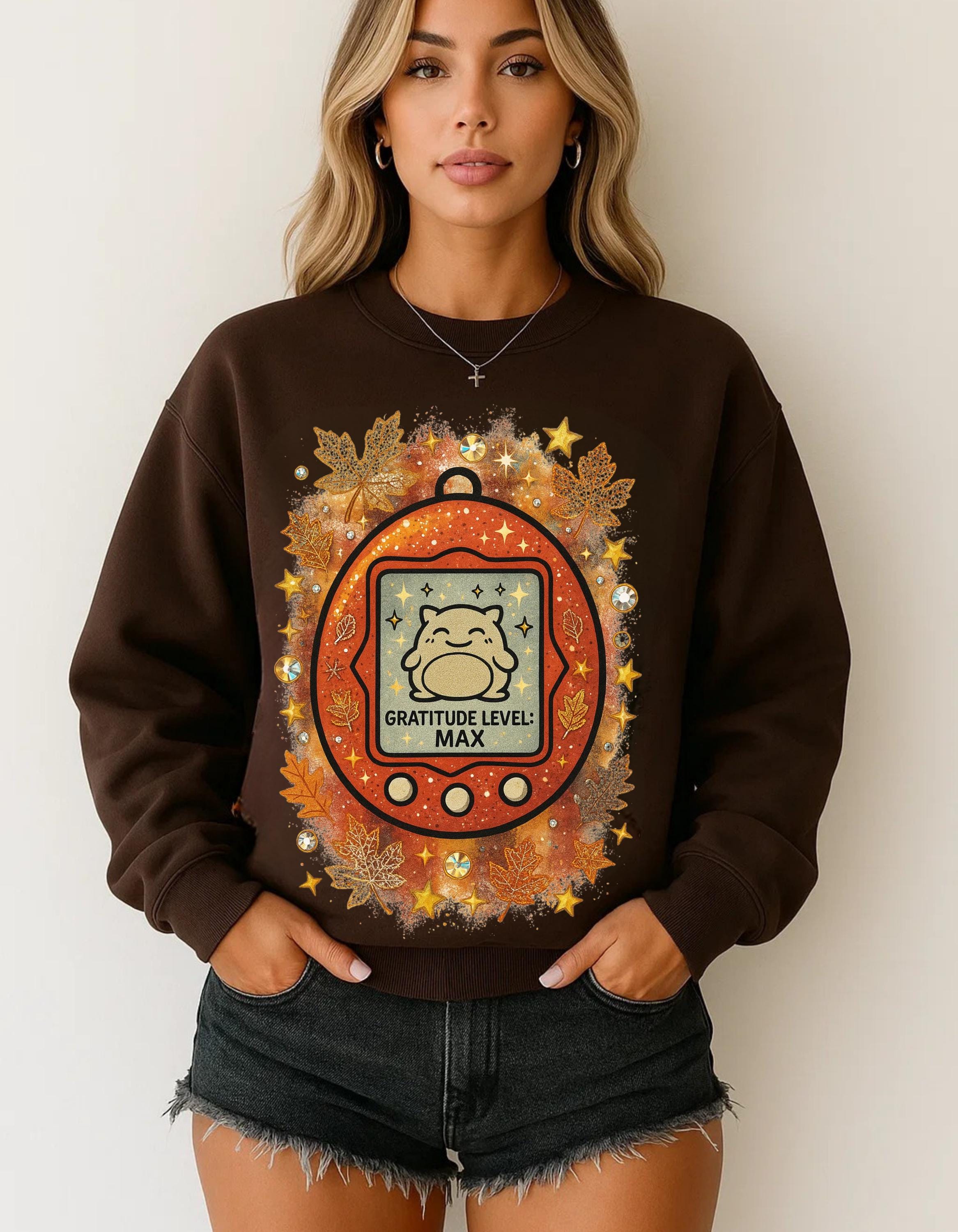 Autumn-Inspired Unisex Crewneck: Cozy Fall Fashion for Thanksgiving, Seasonal Casual Wear, Gift