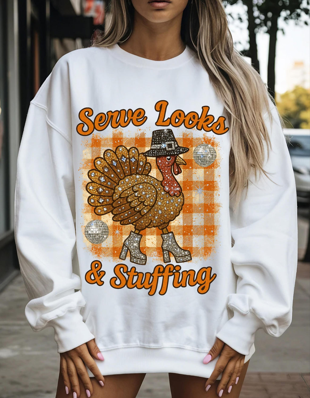 Cozy Thanksgiving Turkey Crewneck Sweatshirt | Unisex Fall Holiday Apparel for Family Gatherings