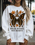 Witty Butterfly Graphic Sweatshirt: Unisex Cozy Crewneck